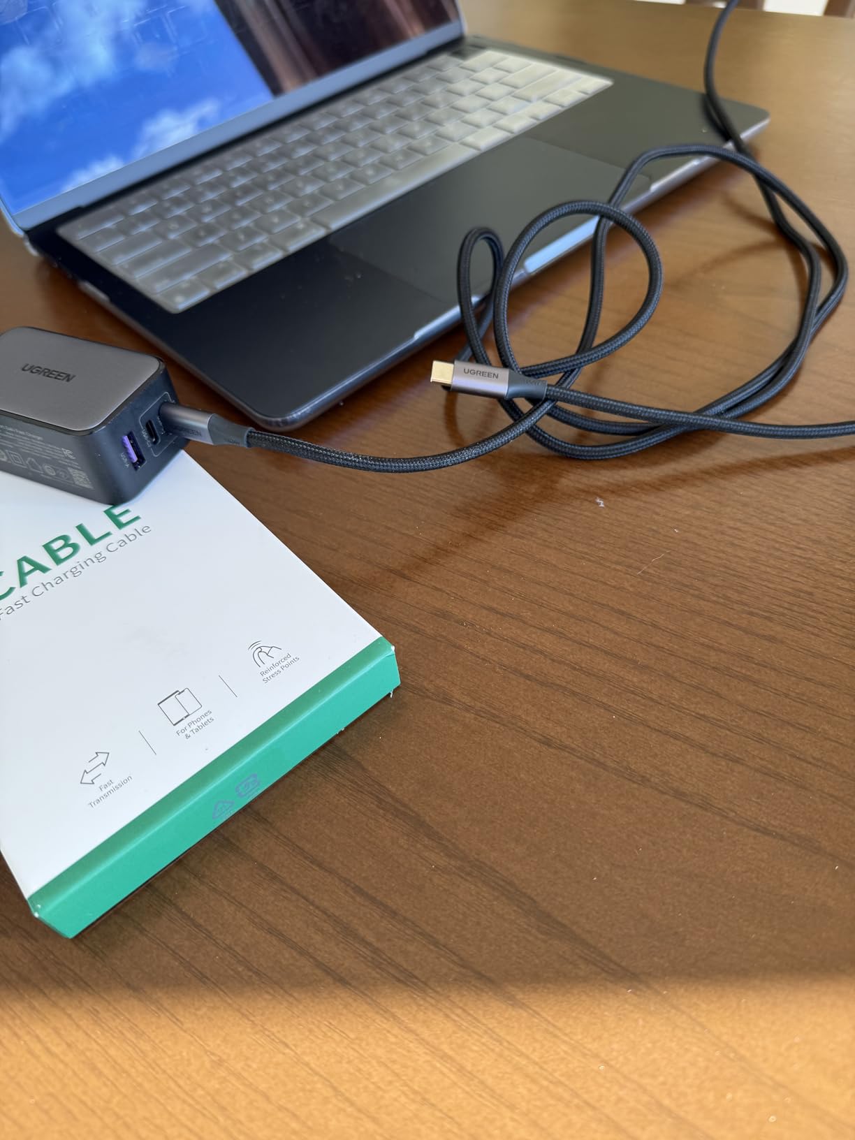 UGREEN USB C to USB C Cable, 100W 2-Pack USB C Charger Cable for iPhone 17/17 Air/17 Pro/17 Pro Max/16, MacBook Pro, iPad Pro, Dell XPS, Samsung Galaxy S25/S24/S23 Ultra, Switch, Pixel, 3.3FT Black customer photo 2