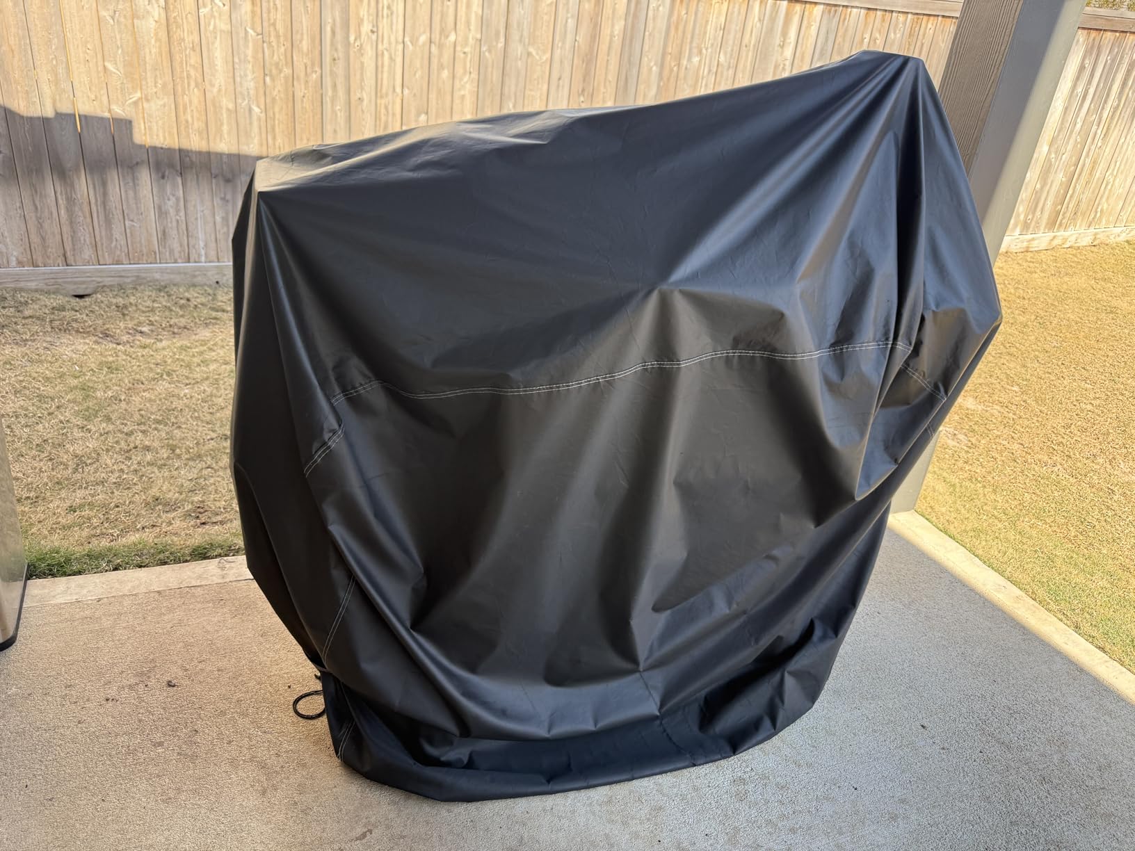 Grill Cover, 58 inch BBQ Gas Grill Cover for Outdoor Grill, Charbroil Grill Cover Barbecue Waterproof, Anti-UV customer photo 2