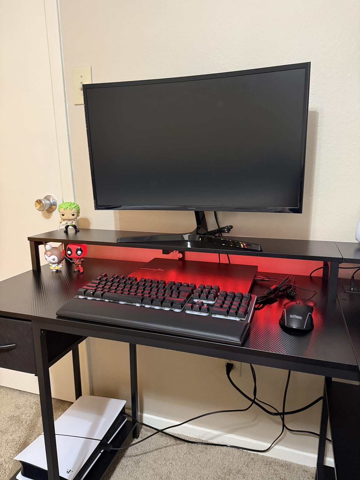 RedThunder K10 Wired Gaming Keyboard and Mouse and Wrist Rest Combo, RGB Backlit, Mechanical Feel Anti-ghosting Keyboard + 7D 7200 DPI Mice + Soft Leather Wrist Rest 3 in 1 PC Gamer Accessories (Black) customer photo 2