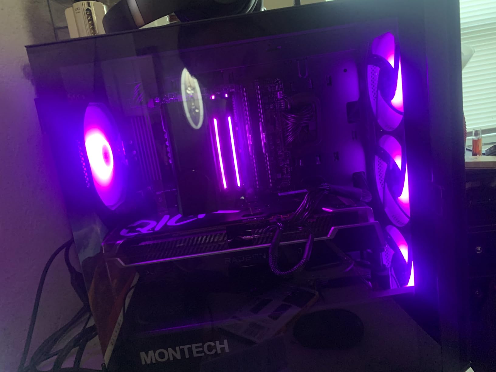 EZDIY-FAB GPU Support Bracket,5V 3PIN ARGB Graphics Card Brace, GPU Support Stand Adjustable Height,Aluminum Video Card Sag Holder customer photo 2