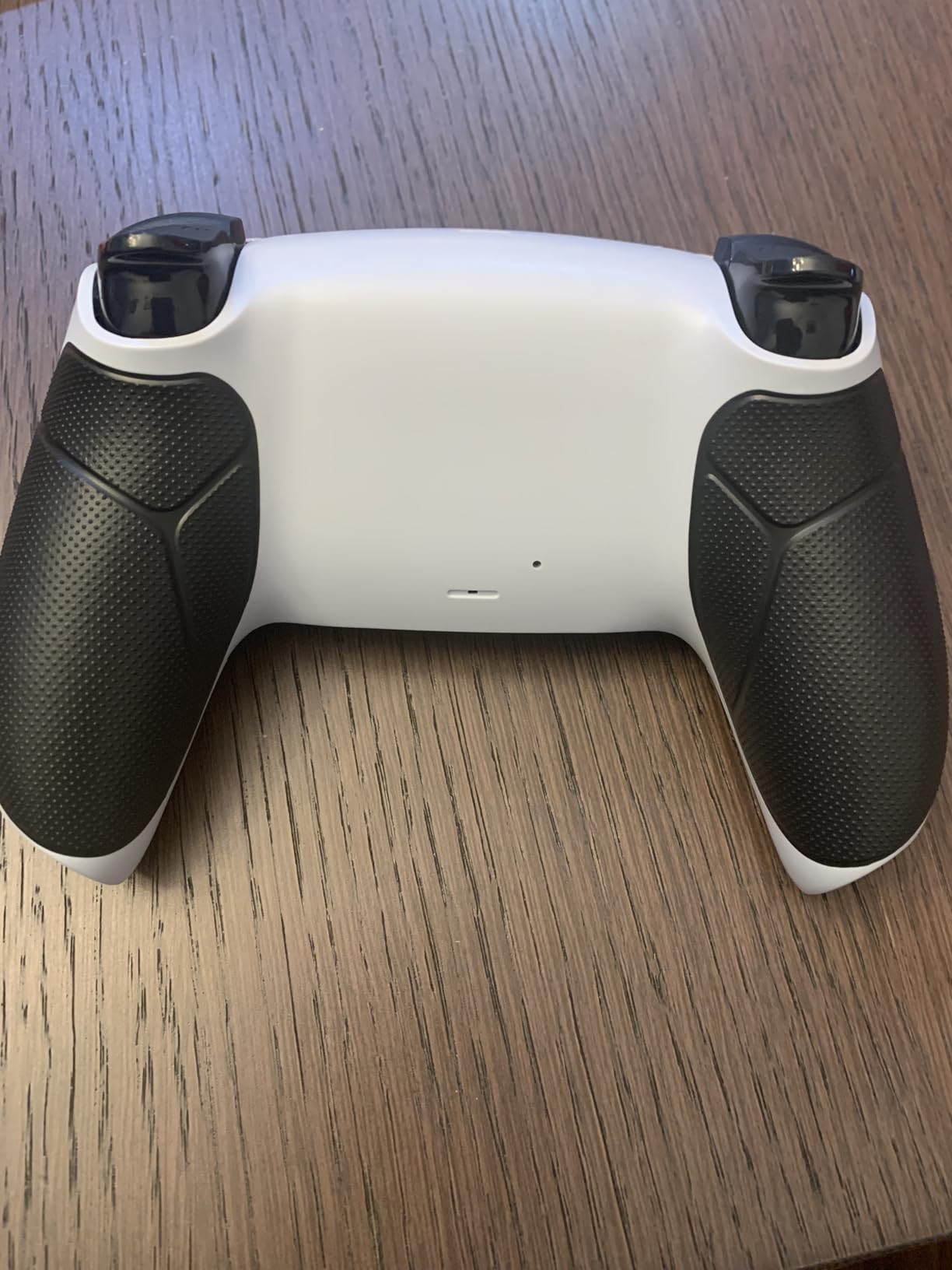 eXtremeRate Black Performance Rubberized Grip Custom Back Plate Bottom Shell Compatible with ps5 Controller, Replacement Back Shell Cover Compatible with ps5 Controller customer photo 1