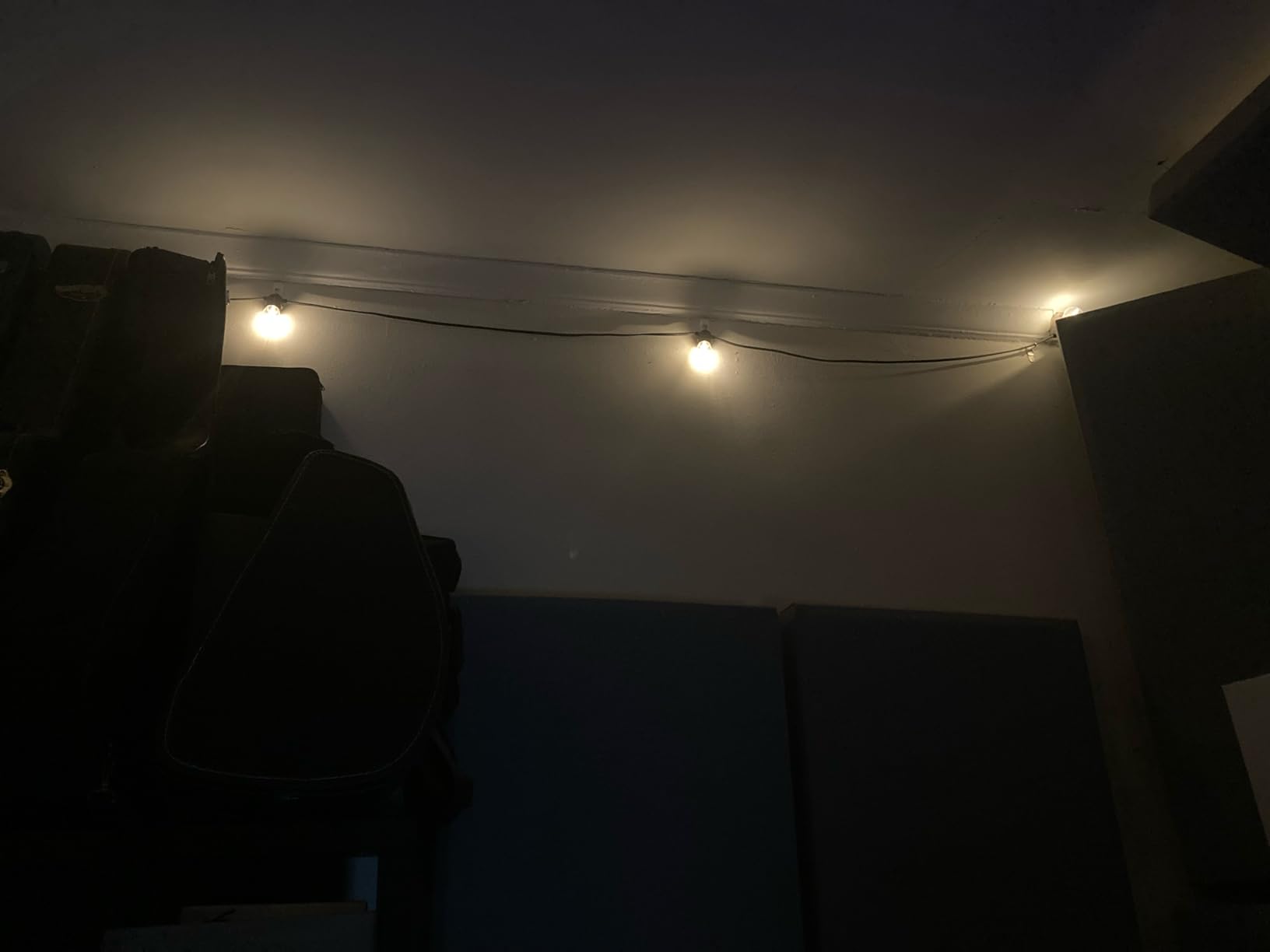 addlon 50FT LED Outdoor String Lights with Edison Shatterproof Bulbs, Weatherproof Strand, Commercial Grade Patio Lights, Decorative for Garden or Patio, Black customer photo 1