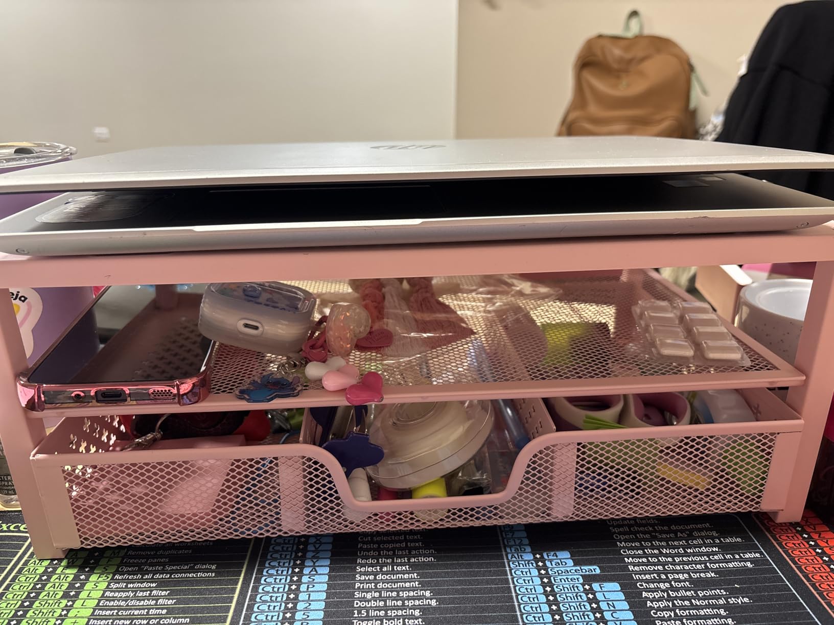 Simple Trending Metal Monitor Stand Riser and Computer Desk Organizer with Drawer for Laptop, Computer, iMac, Black customer photo 1