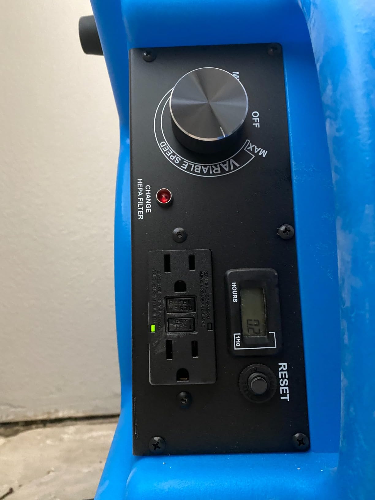 CADPXS Shield-550 Negative Machine Airbourne Cleaner HEPA Scrubber Water Damage Restoration Equipment Air Purifier, Air Scrubbers Grey customer photo 1