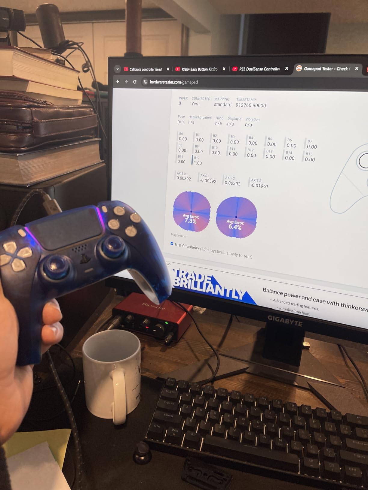 eXtremeRate Textured White Programable RISE4 Remap Kit for PS5 Controller BDM-010 BDM-020 Models, Upgrade Board & Redesigned Back Shell & 4 Back Buttons for PS5 Controller customer photo 2