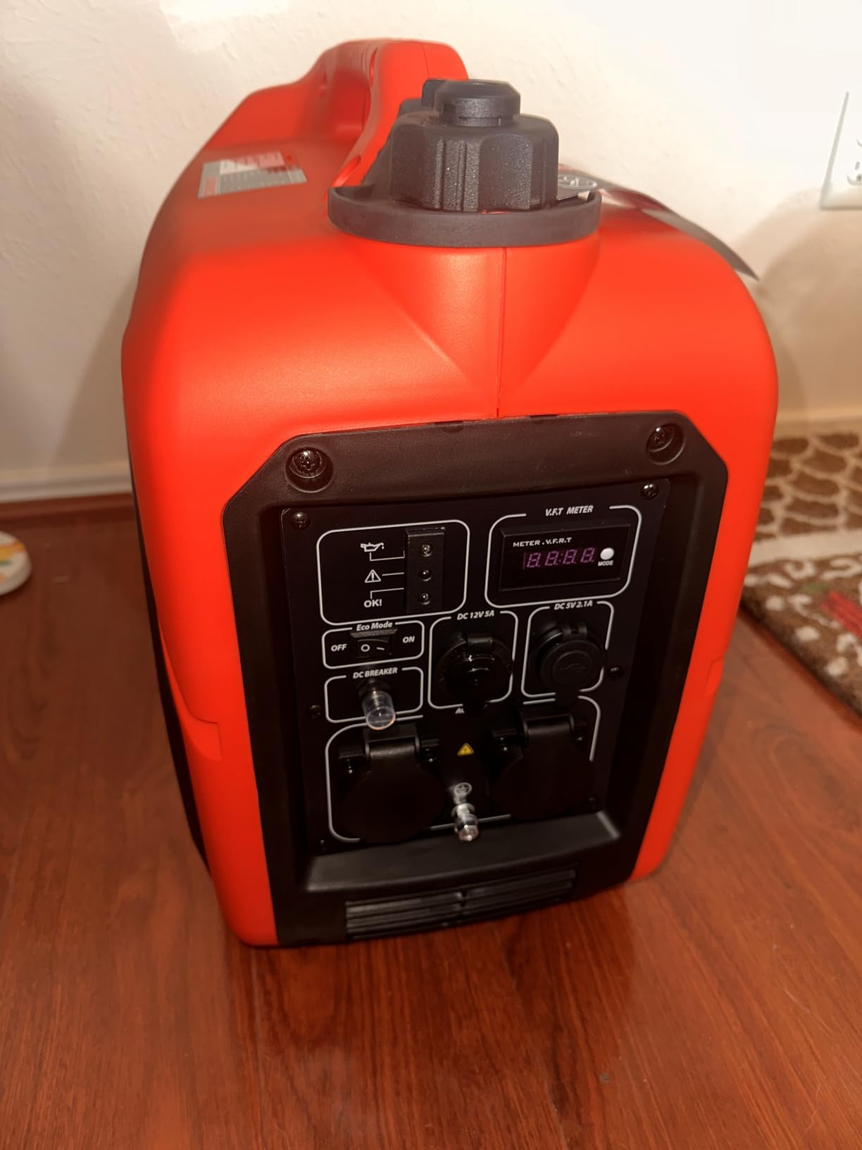 ERAYAK 2400W Portable Inverter Generator for Home Use, Super Quiet Small Generator for Camping Outdoor Emergency Power Backup, Gas Powered Engine, EPA, ECO Mode customer photo 2