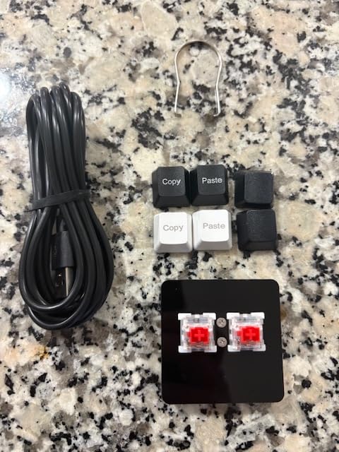 Copy and Paste 2-Key Keyboard SAYO OSU Keypad Hotswap One Handed Mechanical Gaming Keyboard Cherry Switch RGB Backlit Mini USB Keypad for macros or Rhythm Games customer photo 2