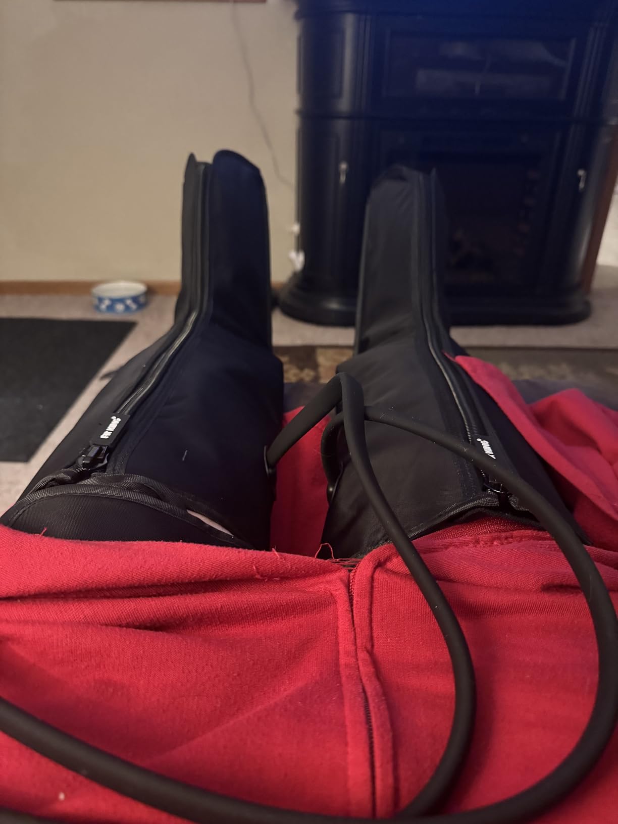 FIT KING Air Compression Leg Massager with Heat and Compression for Circulation and Pain Relief, Full Leg & Foot Massager for Swelling Edema RLS with Pressure Sensor LCD Display for Dad Mom Wife customer photo 2