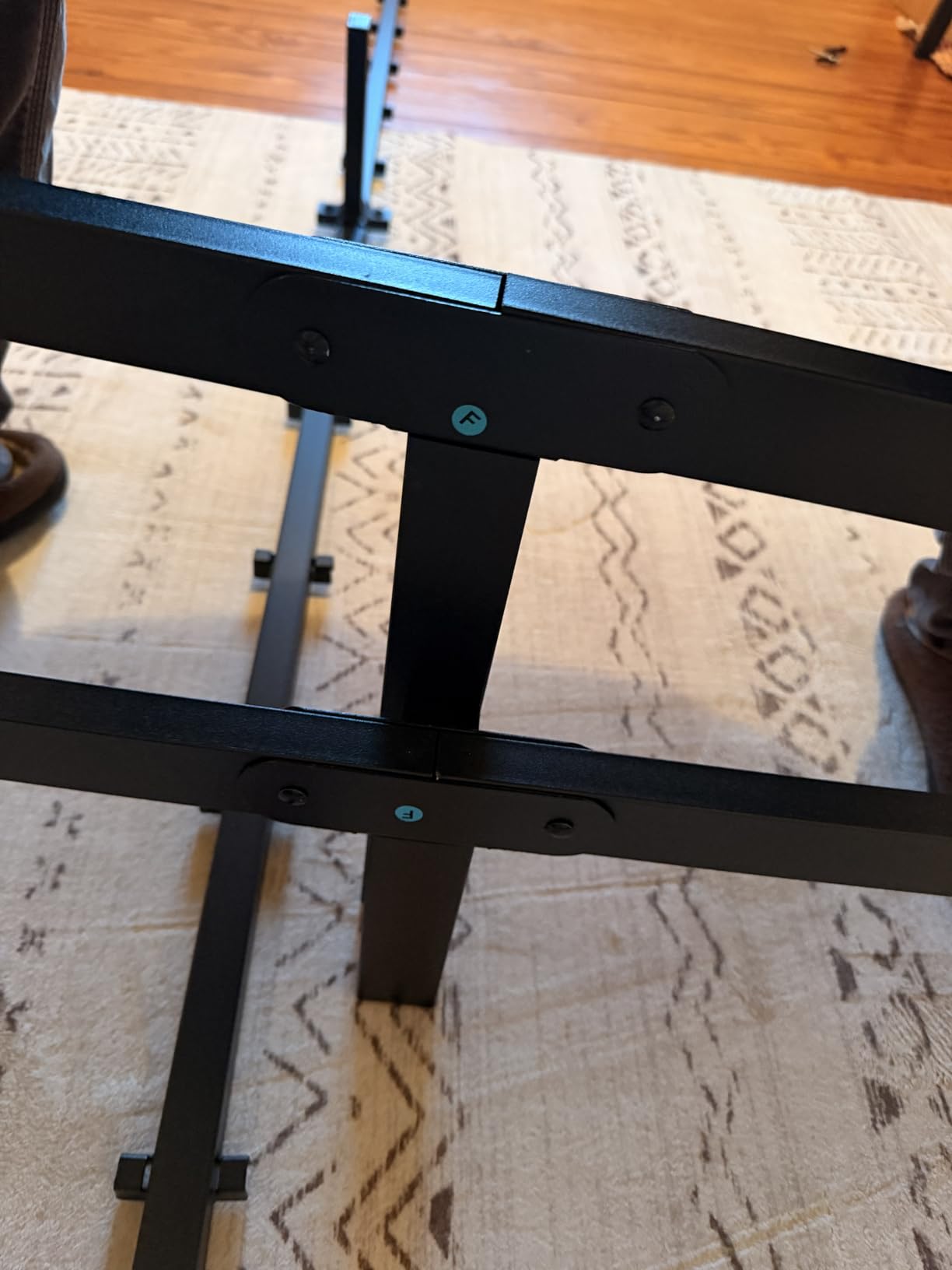 14 Inch Metal Bed Frame Queen Size No Box Spring Needed, Heavy Duty Platform Support Up to 3000 lbs, Easy Assembly, Noise Free, Black customer photo 1