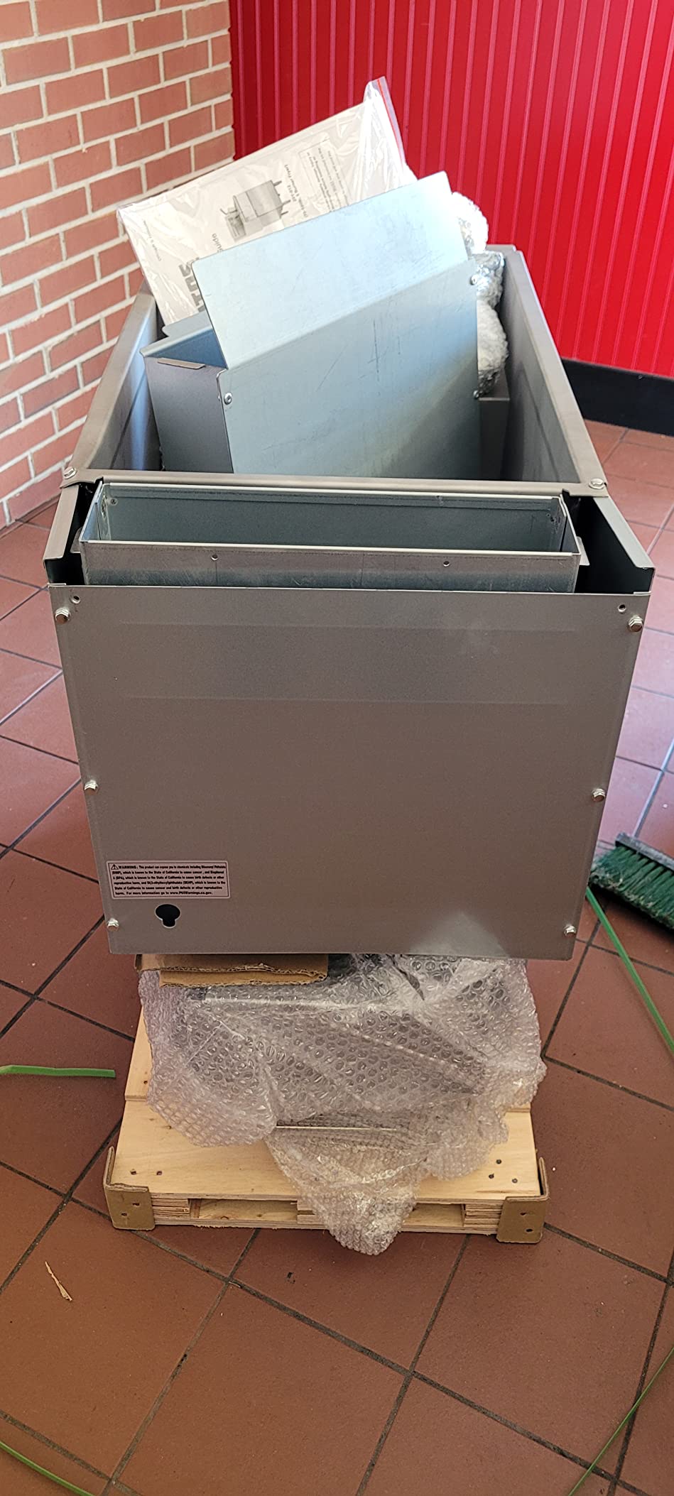 Kratos 29Y-010-NAT Stainless Steel Commercial Gas Floor Fryer, 40lb. Capacity, Three Heating Tubes, 90,000 Total BTU, Natural Gas Powered Commercial Deep Fryer for Restaurants customer photo 1