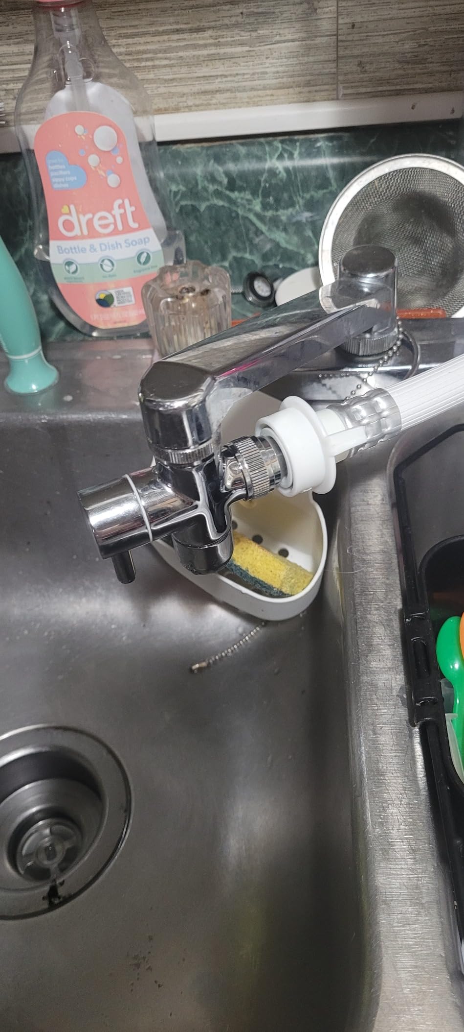 COMFEE' Portable Mini Dishwasher Countertop with 1.32Gal Built-in Water Tank for Apartments & RVs, No Hookup Needed, 6 Programs, 360 Dual Spray, 162F High-Temp & Air-Dry Function customer photo 1