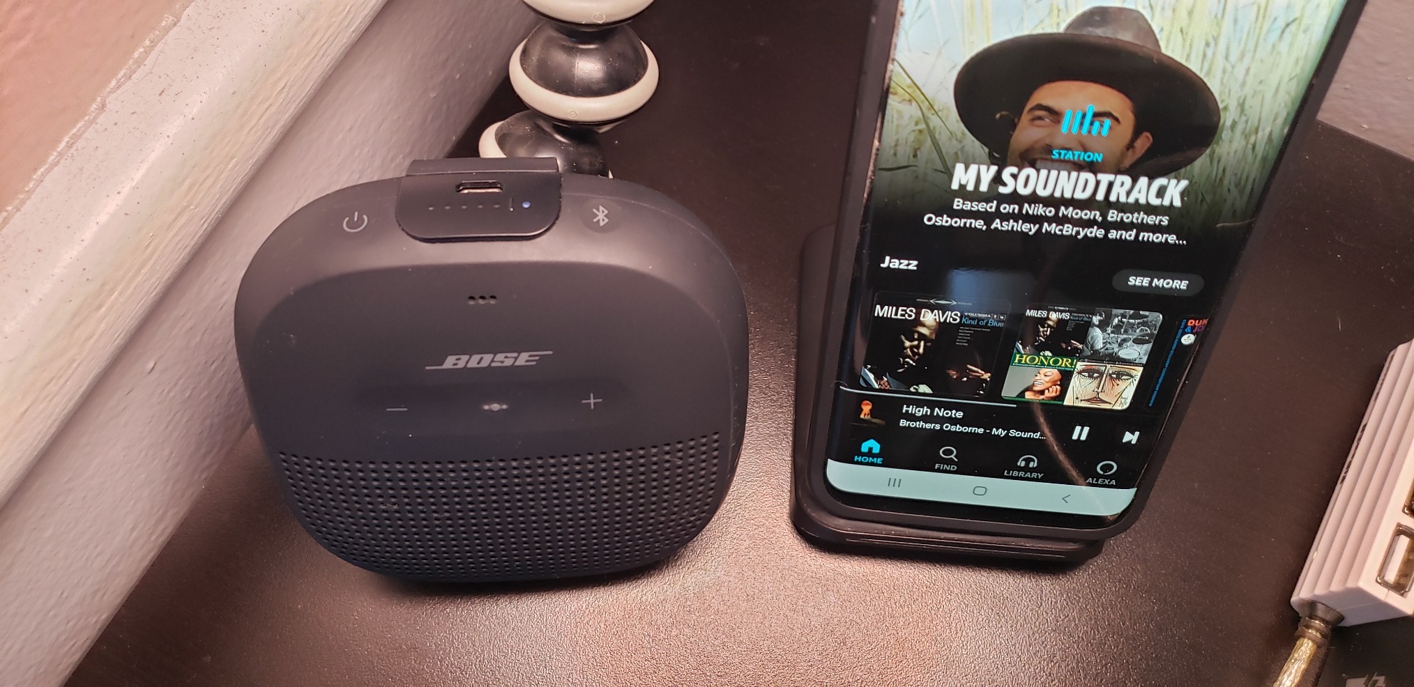 SoundLink Micro Bluetooth Speaker: Small Portable Waterproof Speaker with Microphone, Stone Blue customer photo 1