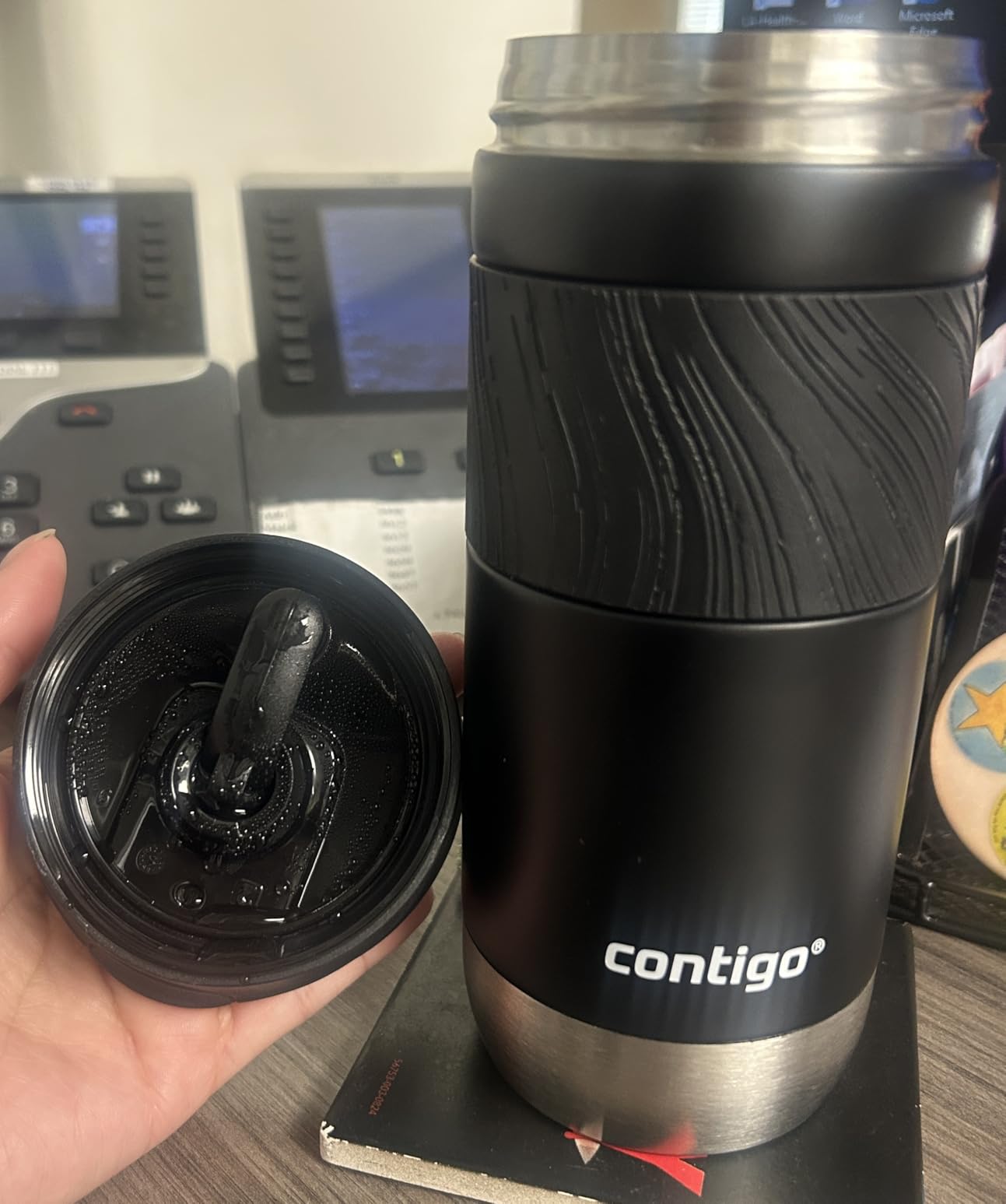 Contigo Byron Vacuum-Insulated Stainless Steel Travel Mug, 20oz - Leak-Proof Lid, BPA-Free customer photo 2