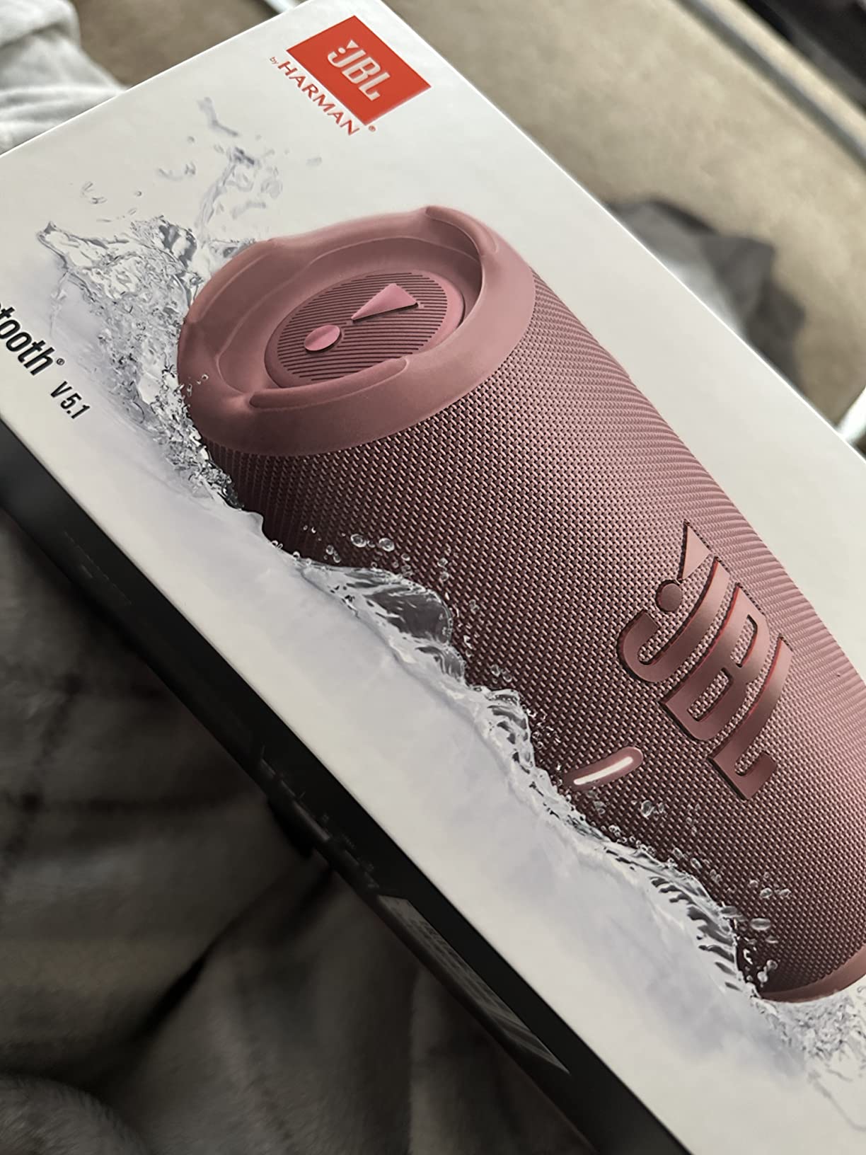 JBL Charge 5 Portable Waterproof Wireless Bluetooth Speaker Bundle with Portable Hard Carrying Protective Case - Blue customer photo 2