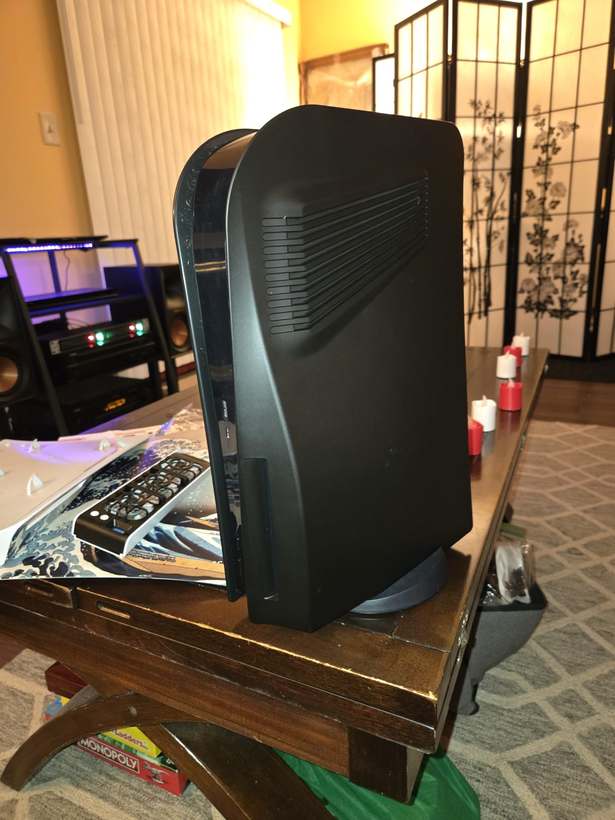 innoAura P5 Plates Cover Faceplates for 2020 Model P5 Disc Edition, Enhanced Cooling Vents & Dust Filter, Anti-Scratch Protective Case with Heat Dissipation Design, Black customer photo 2