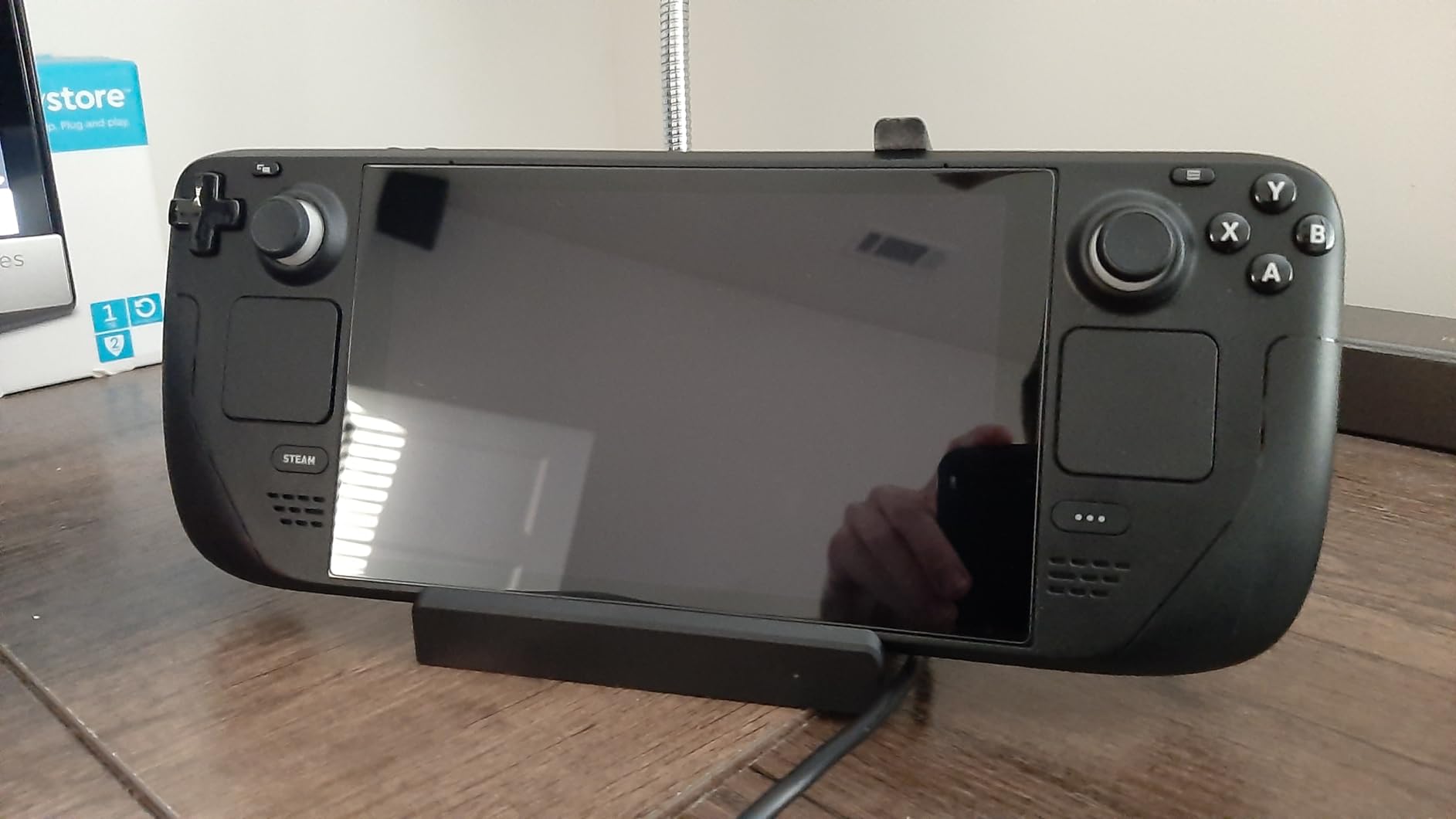 amFilm 3 Pack for Steam Deck/Steam Deck OLED Screen Protector Tempered Glass, Designed for Stream Steam Deck Accessories 2021 & 2022/Steam Deck OLED 2023 2024 customer photo 1