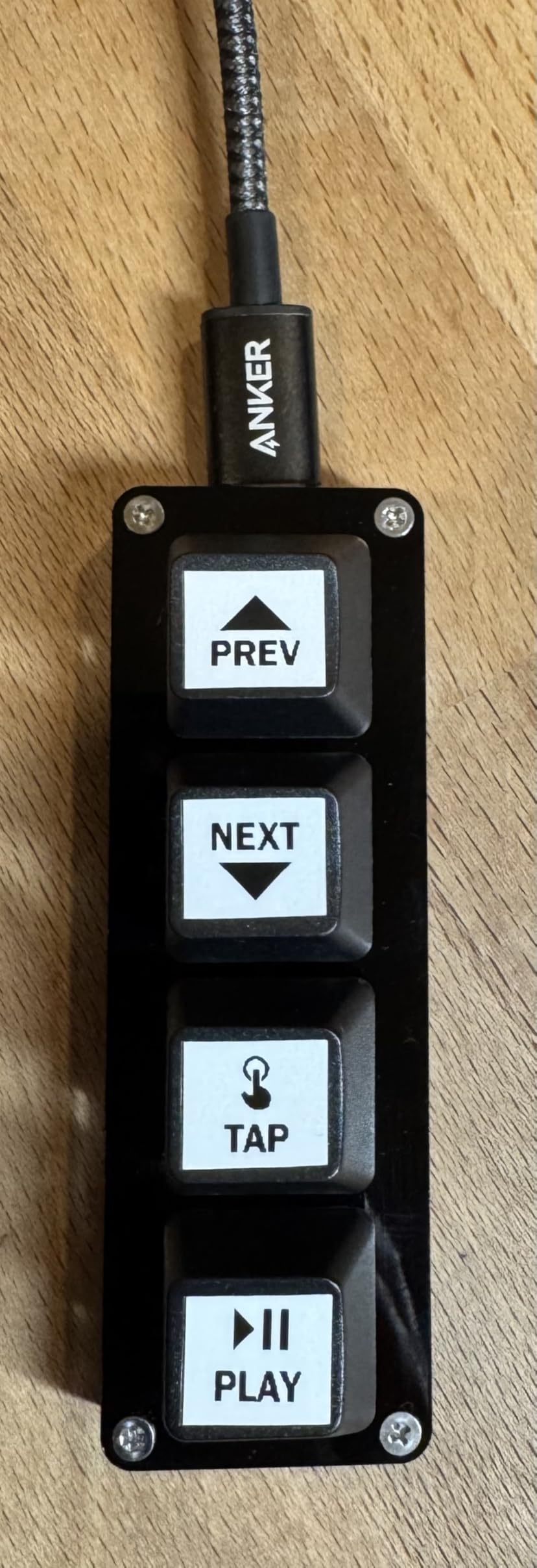 Ecarke Upgrade Black 5 Keys Mini Macro Mechanical Keyboard Gaming Keypad Hot Swap Game Keyboards USB Data Cable for Windows Mac OSU HID Standard Keyboard Cherry Shaft & RGB LED customer photo 2