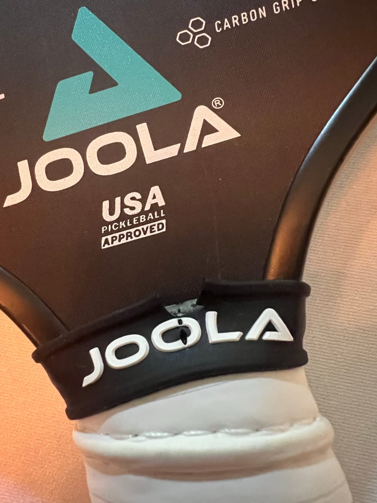 JOOLA Vision Pickleball Paddle with Textured Carbon Grip Surface Technology for Maximum Spin and Control with Added Power - Polypropylene Honeycomb Core Pickleball Racket 16mm customer photo 2