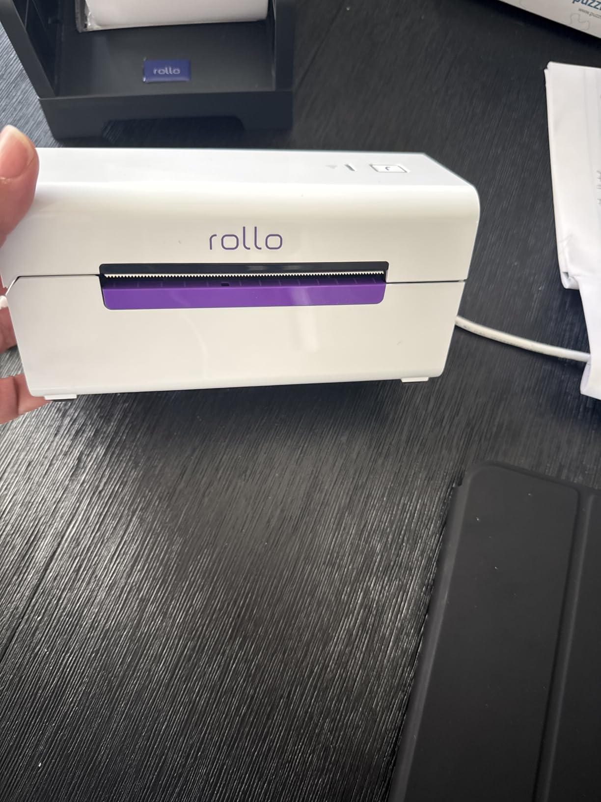 Rollo Wireless Shipping Label Printer - Wi-Fi Thermal Label Printer 4x6 for Shipping Packages - AirPrint from iPhone, iPad, Mac - Supports Windows, Chromebook, Android, Linux customer photo 1