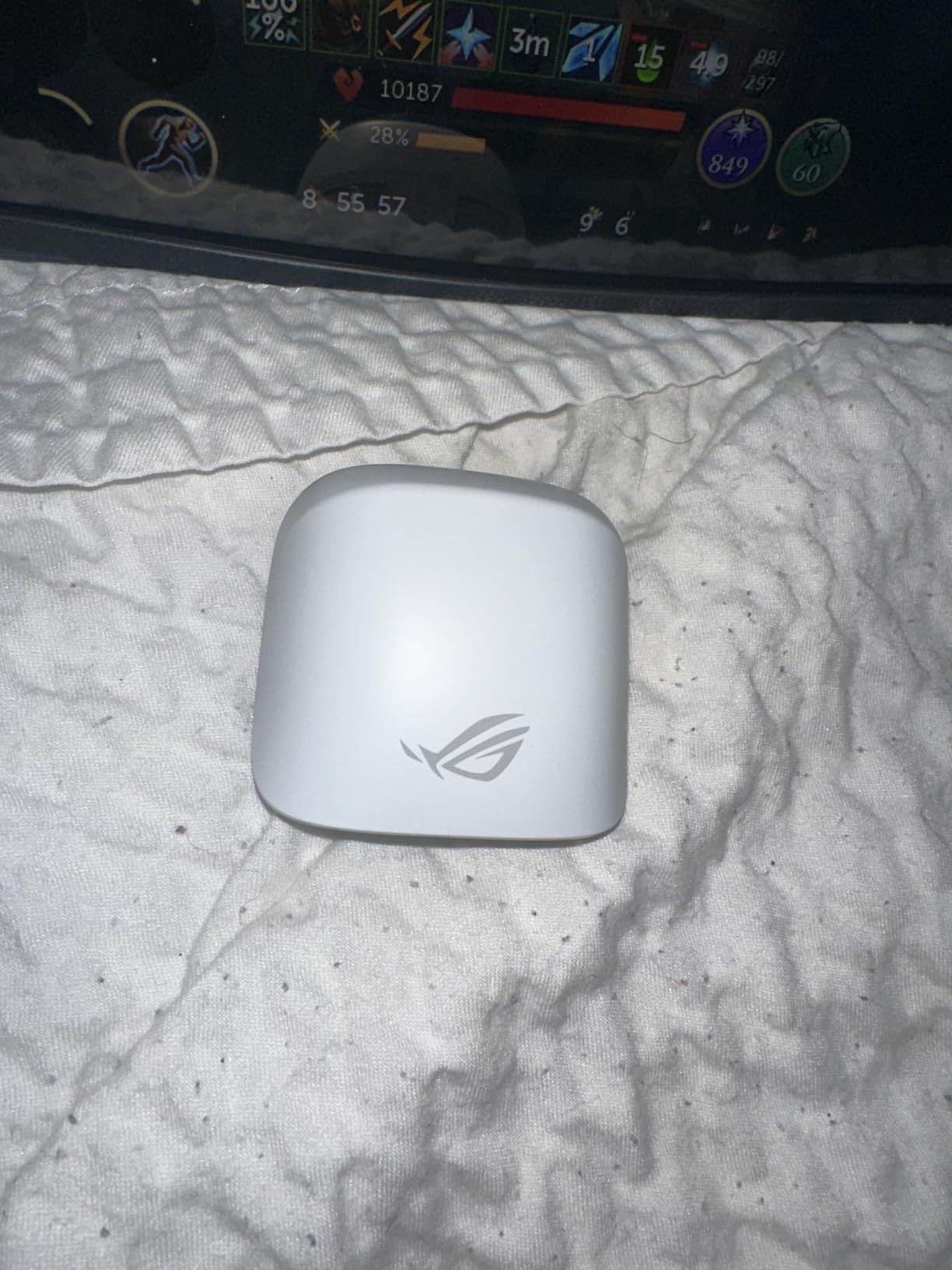 ASUS ROG Cetra True Wireless Gaming Earbuds - Bluetooth, Low-Latency, ANC Noise Cancelling, Touch Control, IPX4 Water Resistant, 27Hr Battery, Wireless Charging, for PC, Mobile, Switch, Ally/X - Black customer photo 2