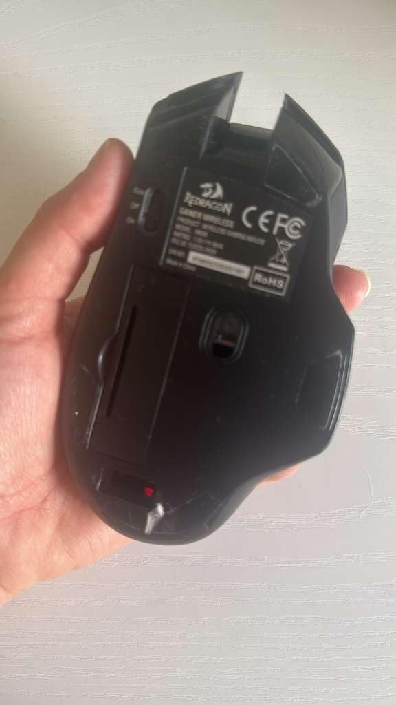 Redragon M656 Gainer Wireless Gaming Mouse, 4000 DPI 2.4Ghz Wireless Mouse w/ 5 DPI Levels, 7 Macro Buttons, Red LED Backlit & Pro Software/Drive Supported, for PC/Mac/Laptop customer photo 2