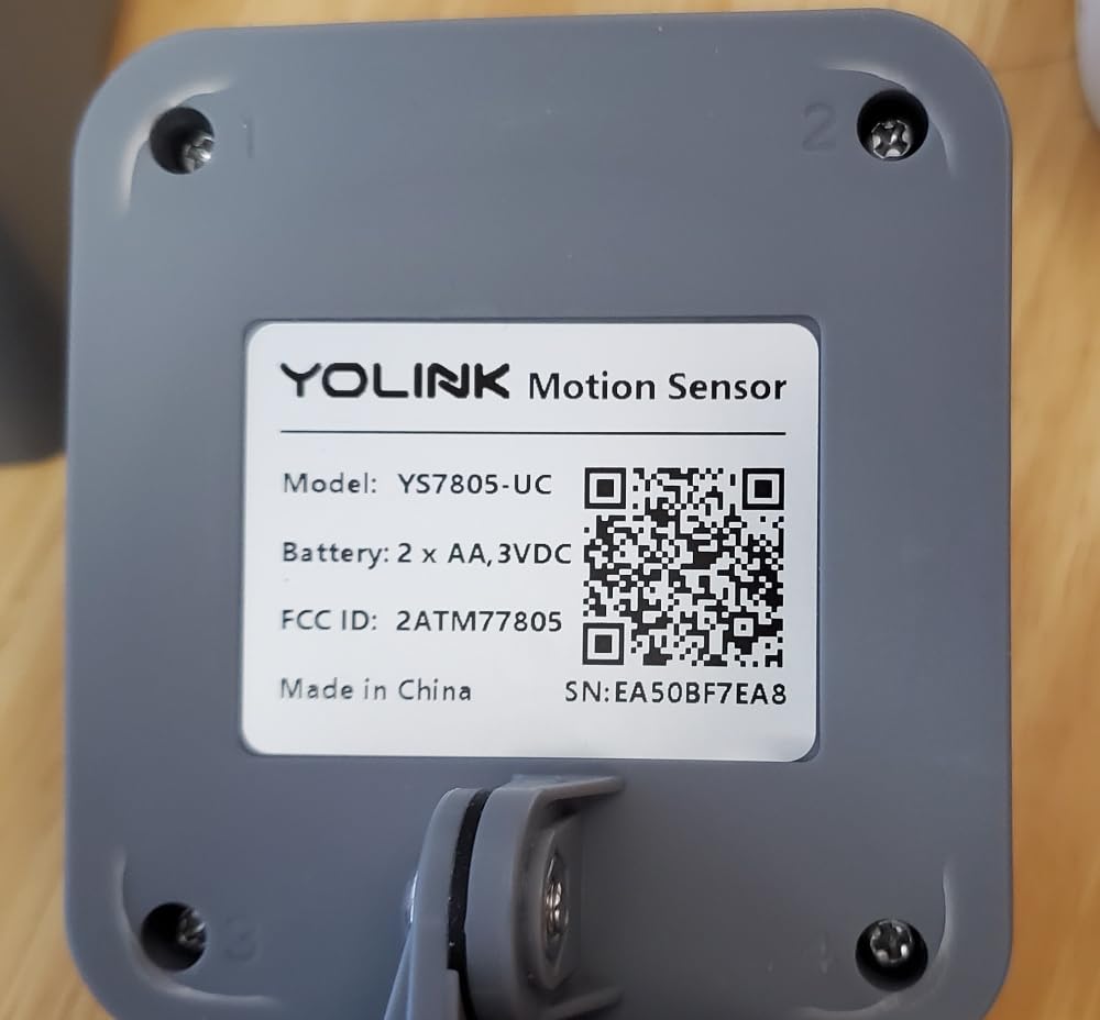 YoLink Outdoor Motion Sensor Kit - 2 LoRa Motion Sensors + SpeakerHub, Driveway Alert, D2D Direct Pairing Works Without Internet, App Email SMS Alerts, Alexa Routines customer photo 1