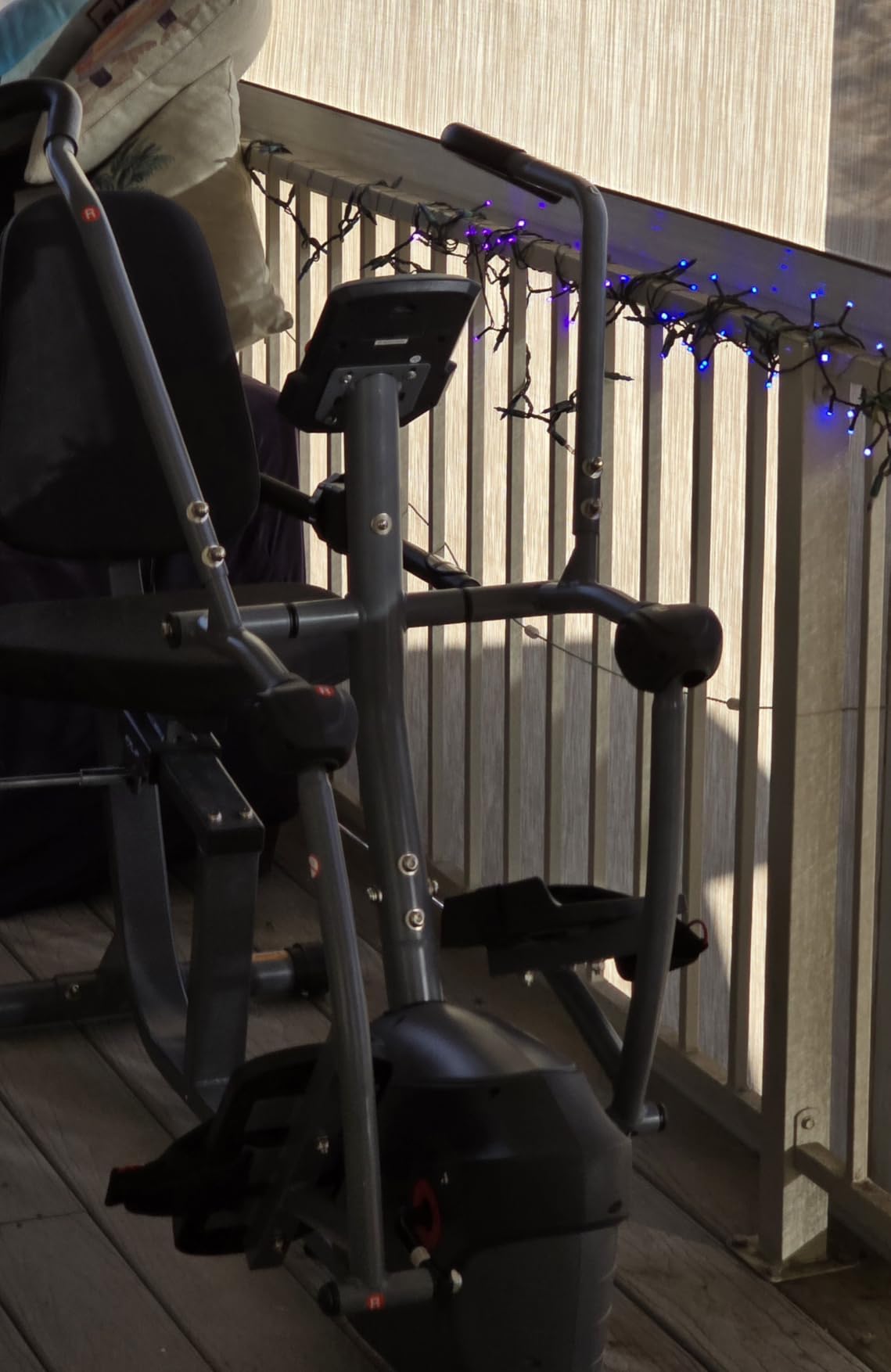 Sunny Health & Fitness Smart Recumbent Bike, Full-Body Home Training with Arm/Leg Exercisers, Indoor Cycling Workout Machine Plus Adjustable Seat & Built-in Pulse Sensors, Free SunnyFit App Connection customer photo 1