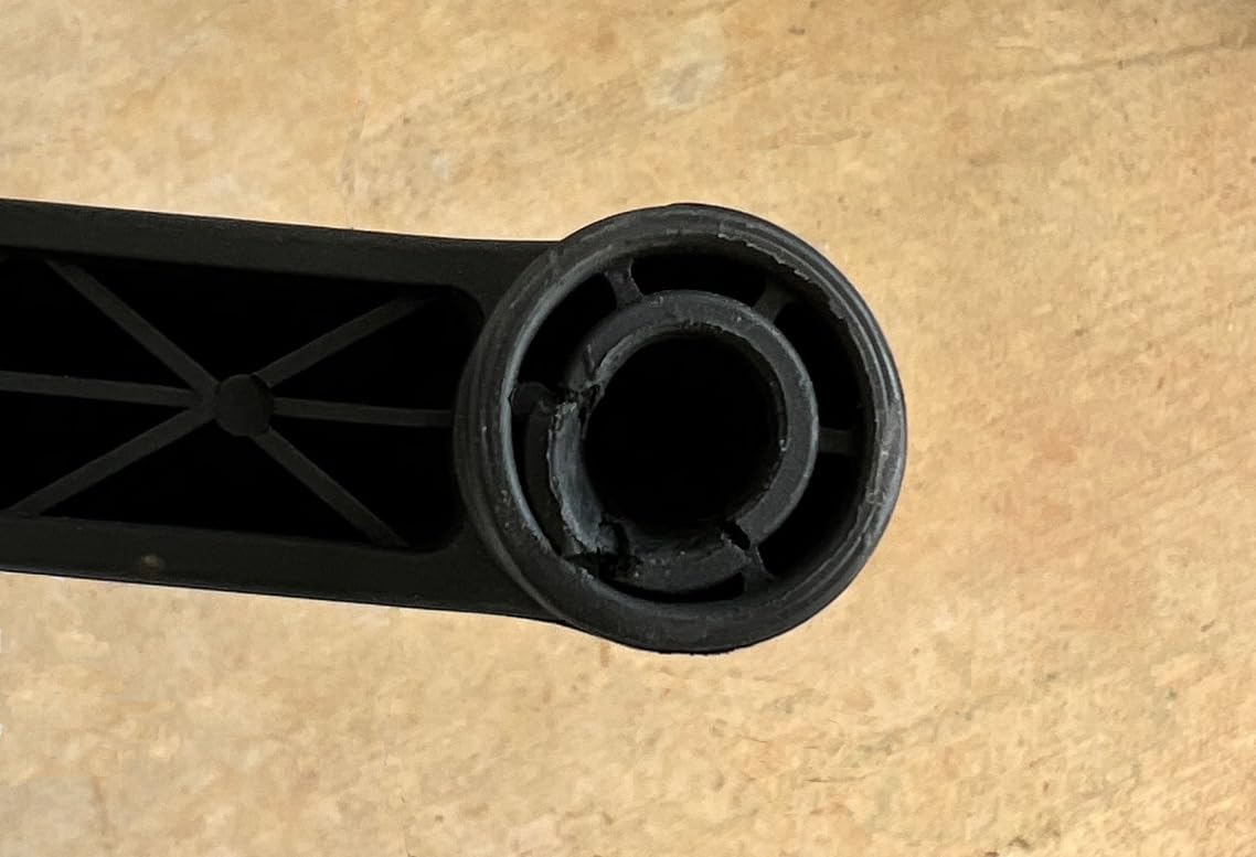 Sytopia 28'' Heavy Duty Office Chair Base Replacement with Cross Metal Legs (2400 lbs), Universal Gas Cylinder & Caster Sockets, Matte Black customer photo 1