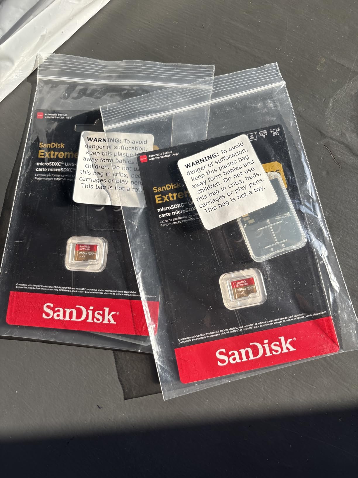 SanDisk 512GB Extreme microSDXC UHS-I Memory Card with Adapter - Up to 190MB/s, C10, U3, V30, 4K, 5K, A2, Micro SD Card - SDSQXAV-512G-GN6MA customer photo 2