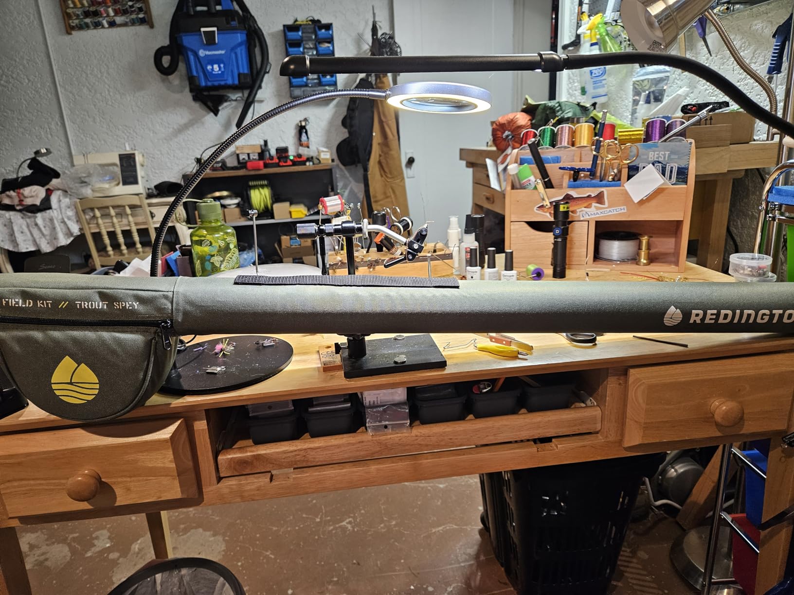 Redington Fly Fishing Field Kit, Fly Rod and Reel Combo Starter Kit, Line and Carrying Case Included customer photo 2