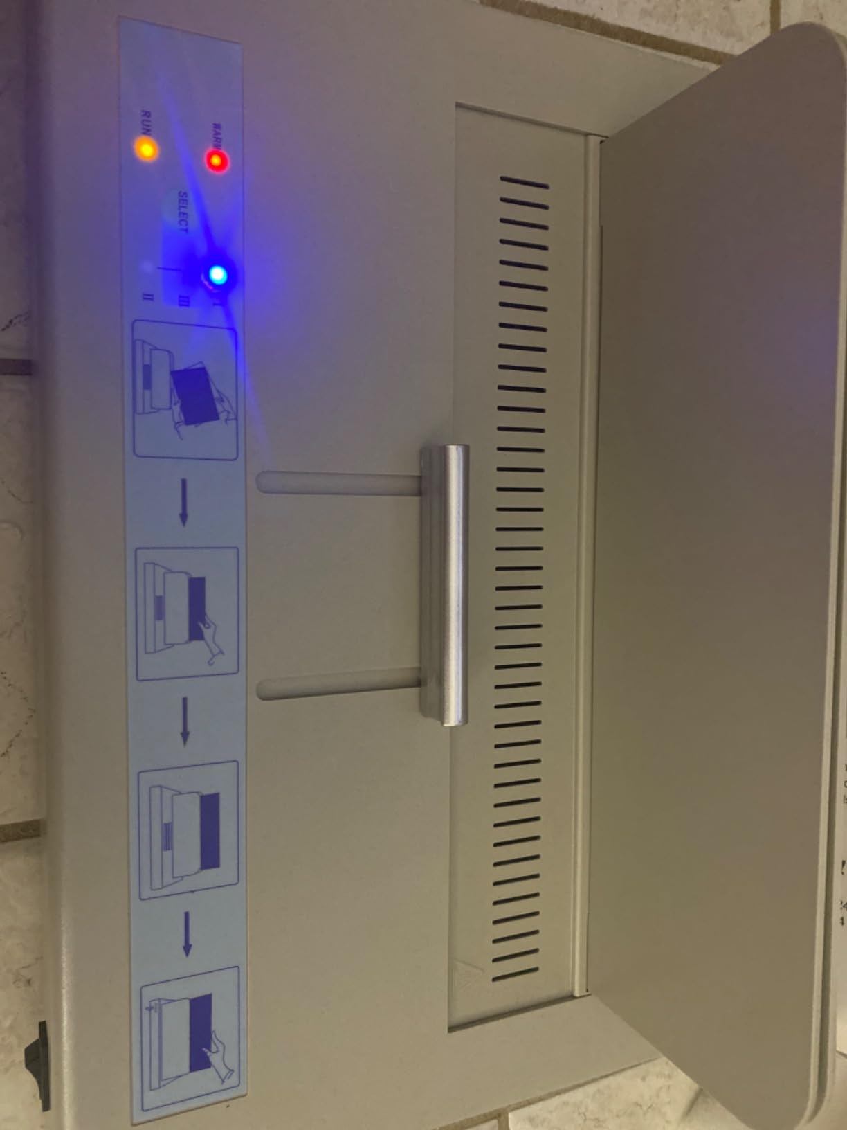 Thermal Binding Machine 500 Sheets Capacity Book Binding Material 110V Binding Machine A3(Short Edge)/A4/A5 Document Heat Binder with 10Pcs Covers (White) customer photo 2