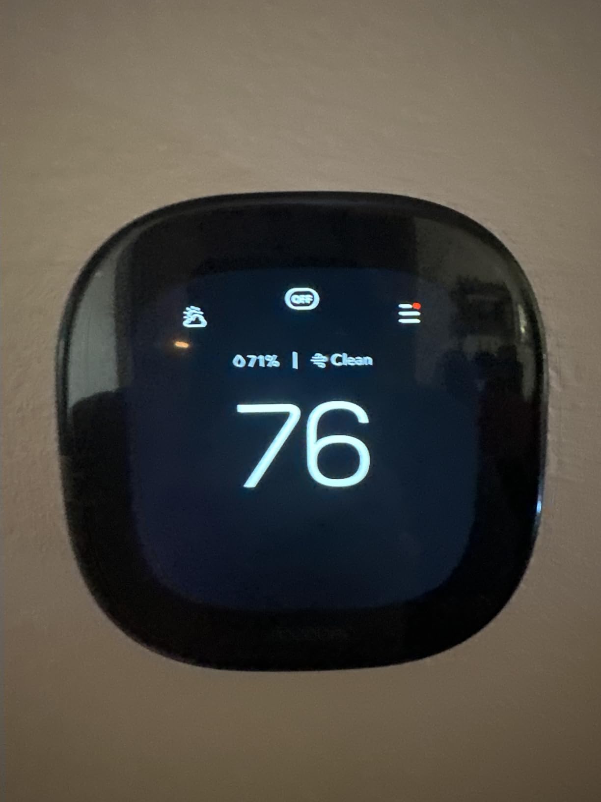 ecobee Smart Thermostat Premium with Smart Sensor and Air Quality Monitor - Programmable Wifi Thermostat - Works with Siri, Alexa, Google Assistant, Black customer photo 1