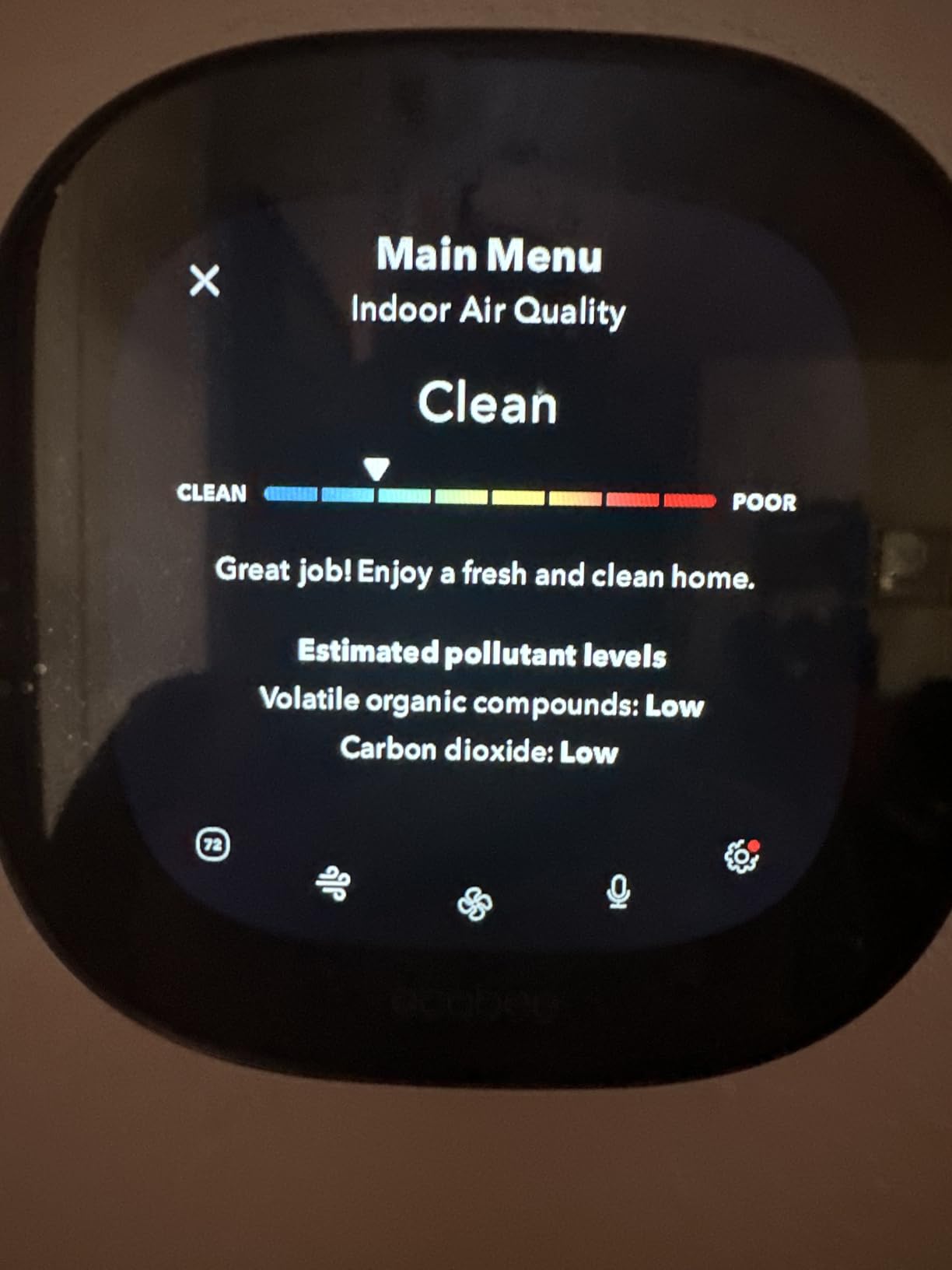 ecobee Smart Thermostat Premium with Smart Sensor and Air Quality Monitor - Programmable Wifi Thermostat - Works with Siri, Alexa, Google Assistant, Black customer photo 2