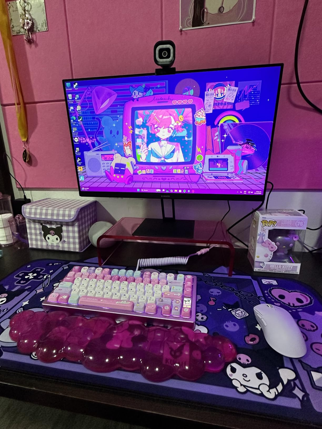 Keychron Custom Coiled Aviator USB-C Cable, White, 5-Pin (GX12) Detachable Metal Connector, USB-A Adapter, Durable Braided Cable for Mechanical Keyboards, Charging & Data Transfer customer photo 2