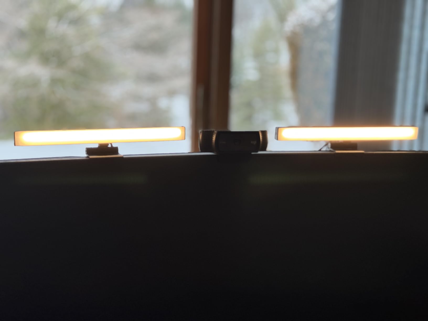 HumanCentric Video Conference Lighting - Webcam Light for Streaming, LED Monitor and Laptop Light for Video Conferencing, Zoom Lighting for Computer, Replace Ring Light for Zoom Meeting, Double Kit customer photo 1