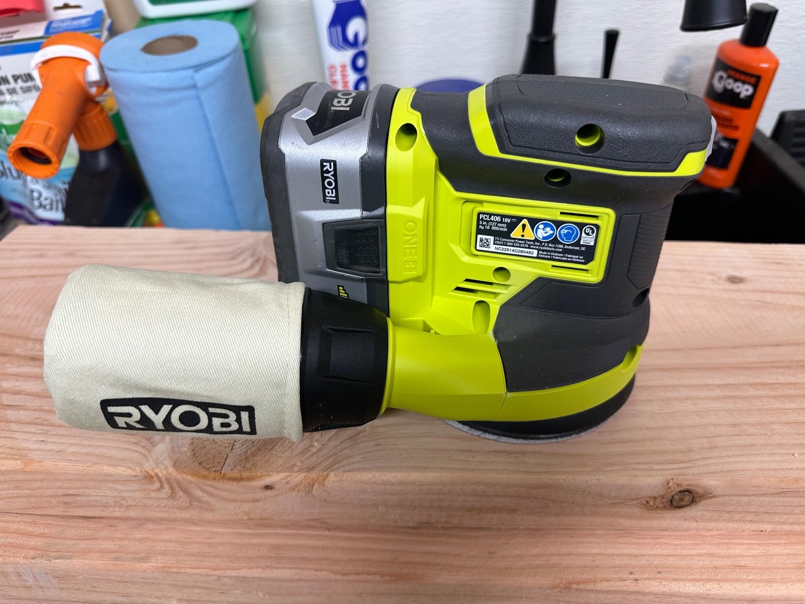 ONEAND 18V Cordless 5 in. Random Orbit Sander Tool ONLY customer photo 2
