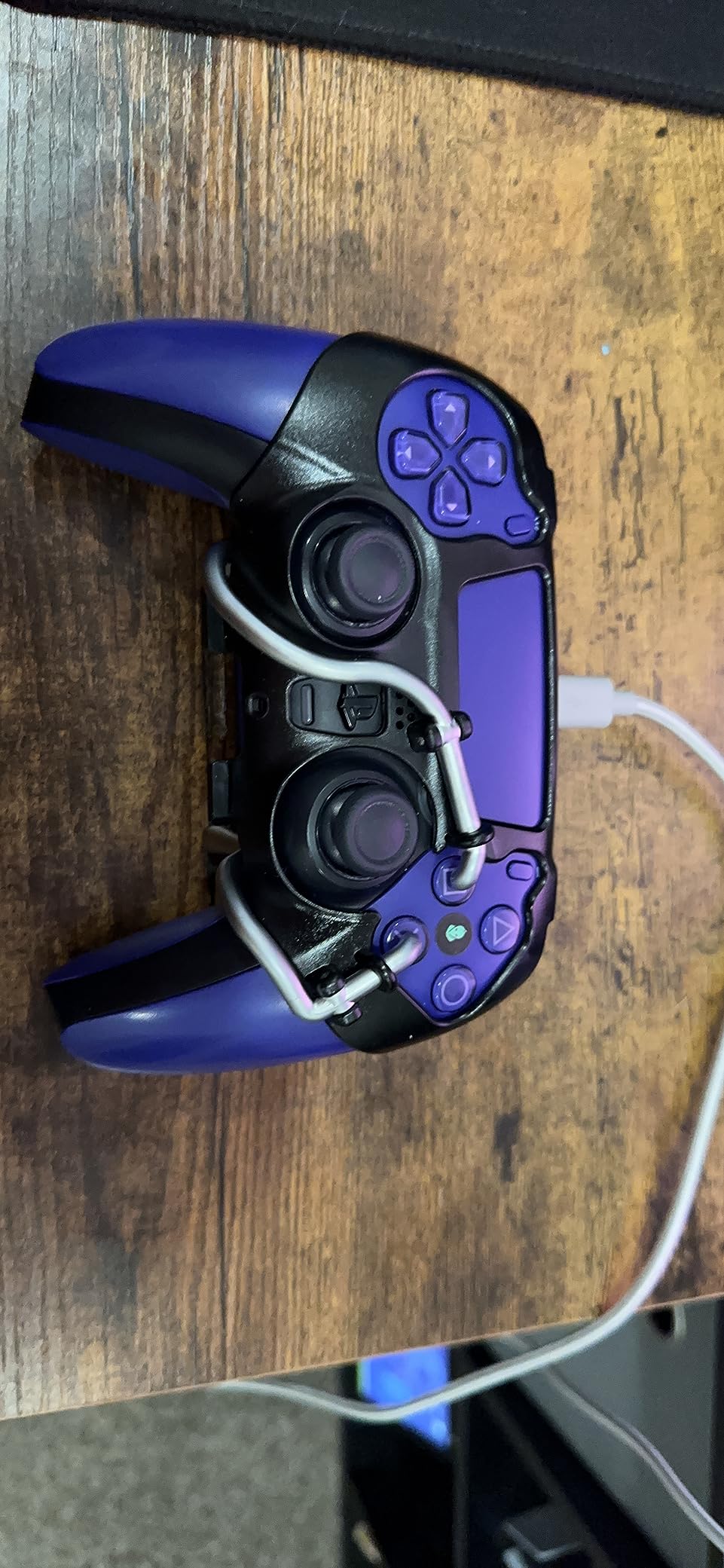 EXknight Leverback FPS Mechanical Paddles Attachment, Back Buttons Gaming Paddles for PS5 Controller (Black) customer photo 2