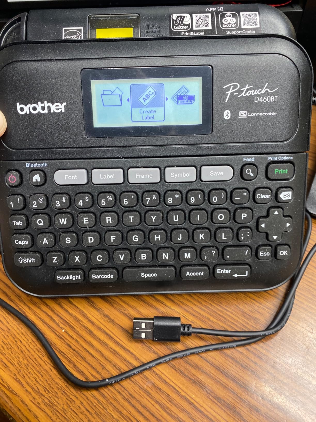 Brother P-Touch PT-D610BTVP Business Professional Connected Label Maker | Connect and Create via Bluetooth on TZe Label Tapes up to ~1 inch customer photo 2