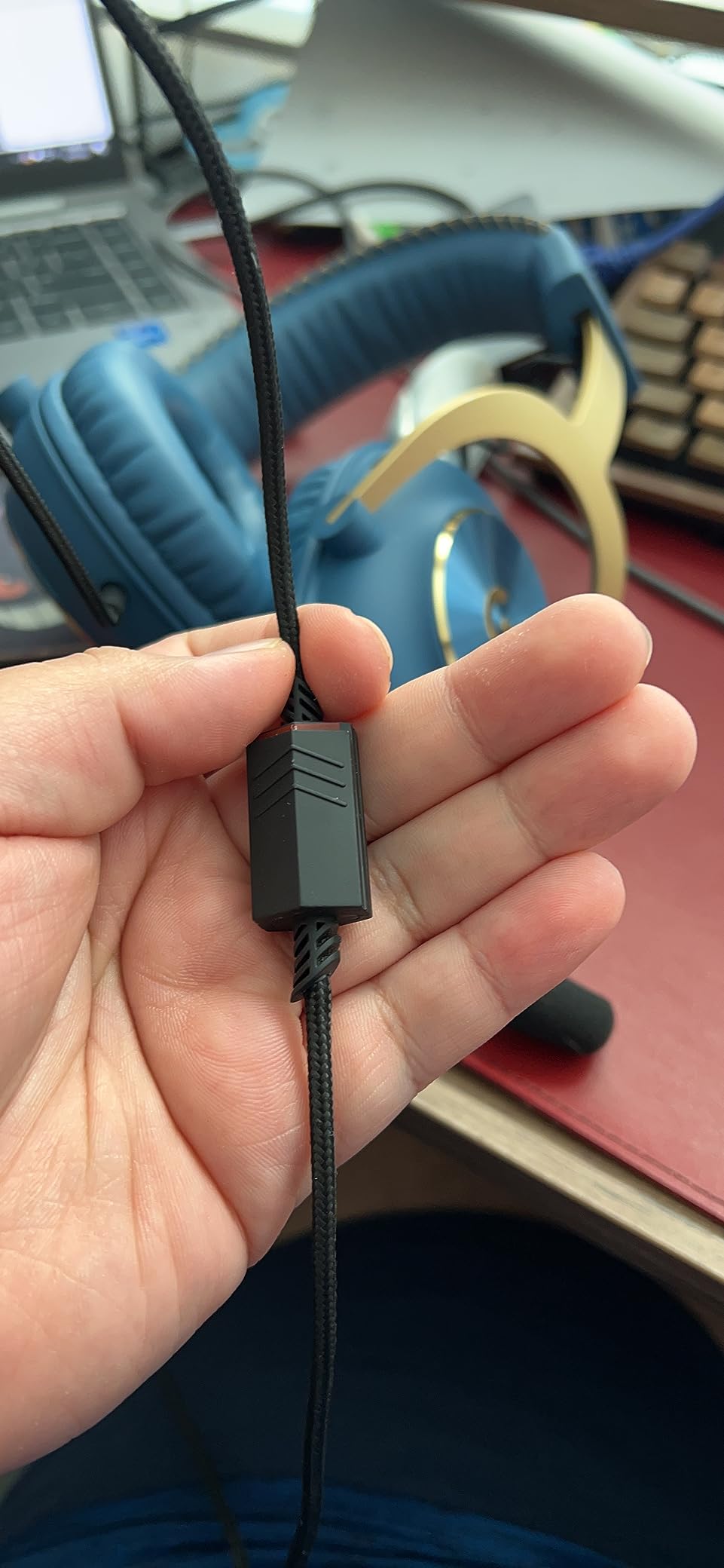 weishan G Pro X Cord, Detachable Gaming Headset Cable Replacement for Logitech G Pro / G433 / G233, 3.5mm(1/8