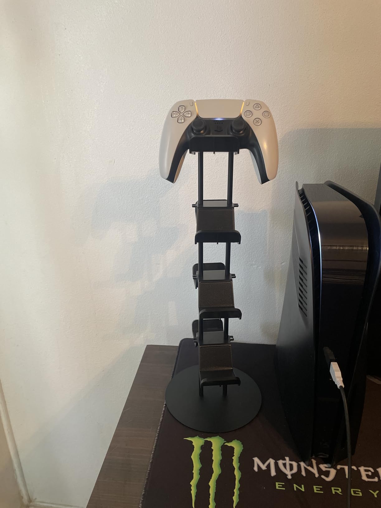 Kytok Controller Stand 4 Tiers with Cable Organizer for Desk, Universal Headphone Stand Compatible with Xbox PS5 PS4 Console Nintendo Switch, Headset Holder & Desk Mounts for 8 Packs Controller customer photo 1