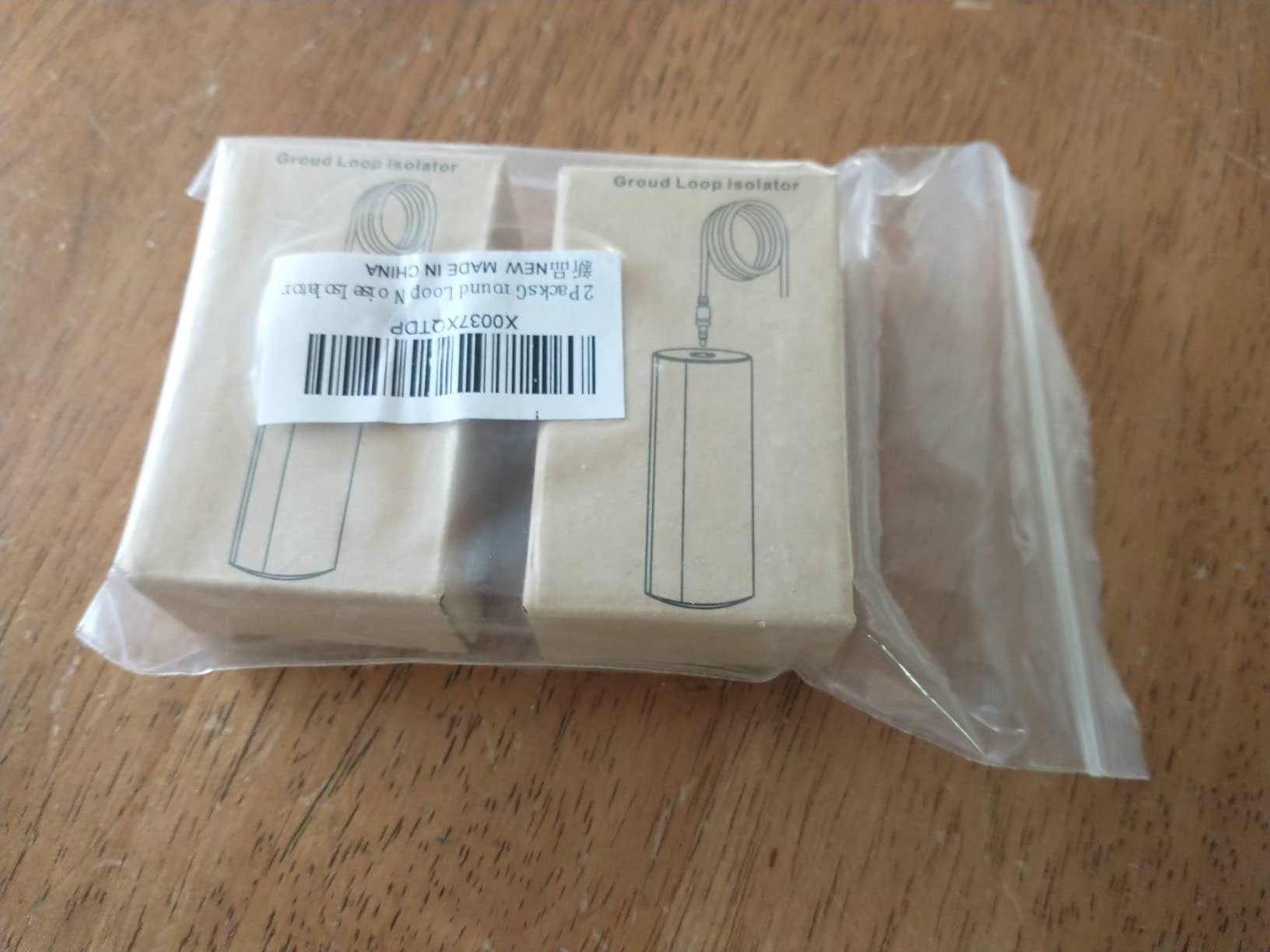 2 Packs Ground Loop Noise Isolator for Car Audio/Home Stereo System, Ground Loop Isolator with 3.5mm Audio Cable customer photo 2