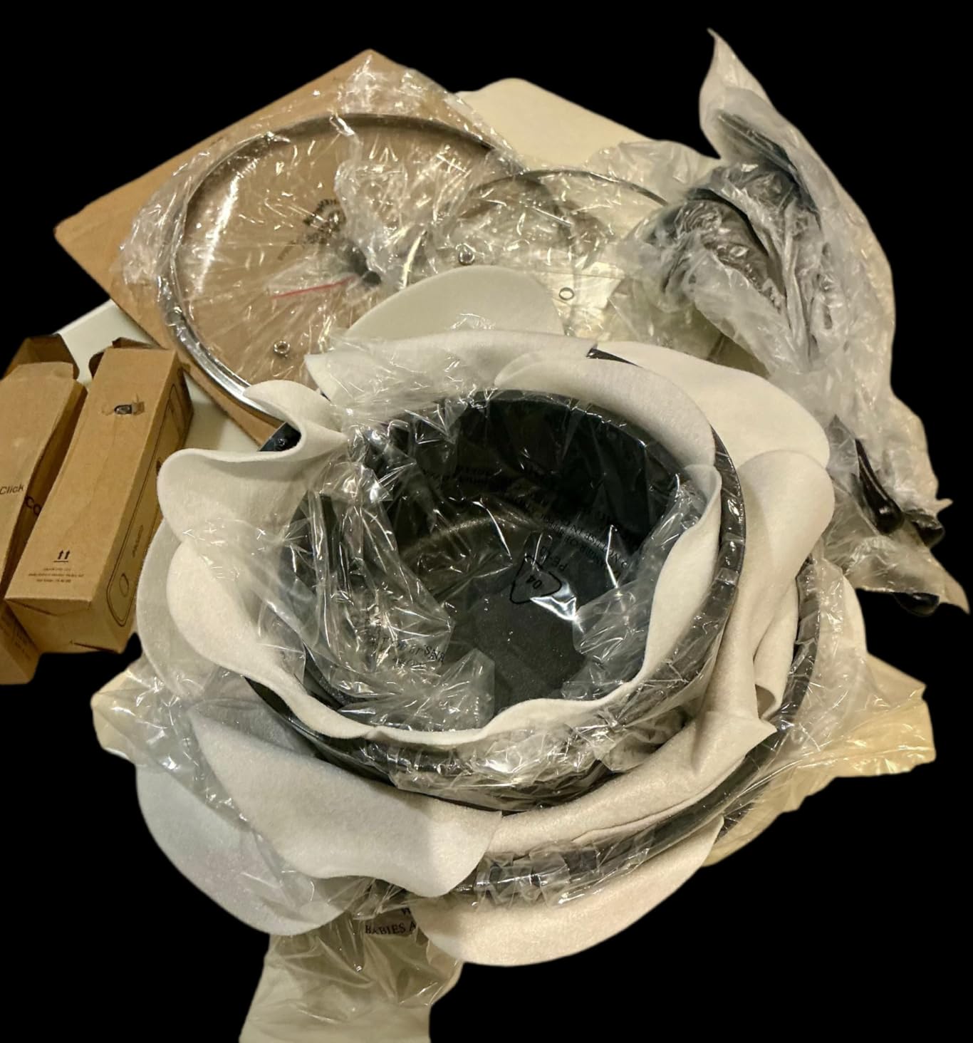 CAROTE 17pcs Pots and Pans Set, Nonstick Cookware Set Detachable Handle, Induction Kitchen Cookware Sets Non Stick with Removable Handle, RV Cookware Set, Oven Safe customer photo 2