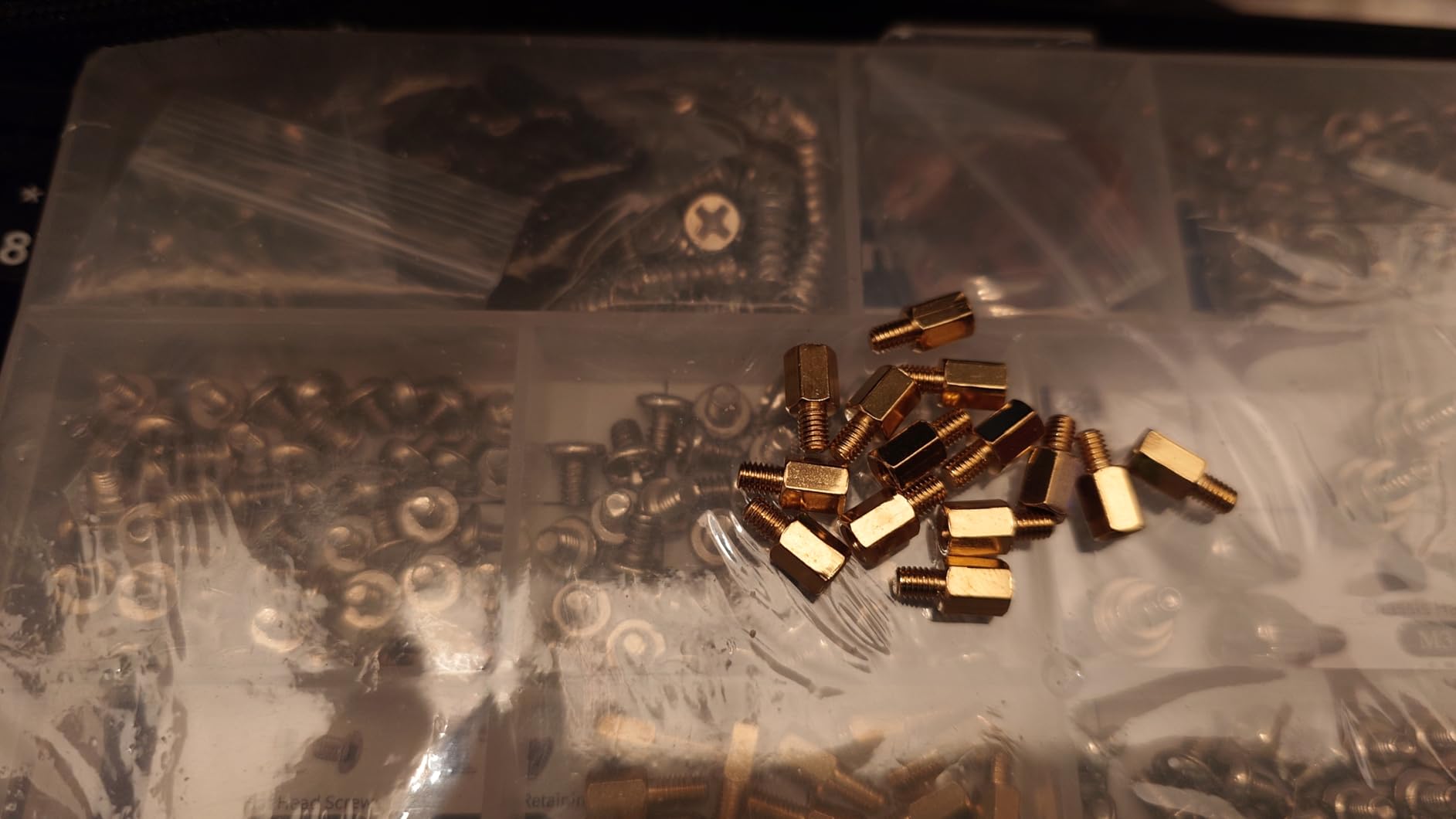 502PC Computer Motherboard Screws Kit, Motherboard Standoffs Screws for Universal HDD Hard Drive, SSD, PC Case, PC Fan, Power Supply, Graphics, CD-ROM, ATX Case, for DIY PC Installation & Repair customer photo 1