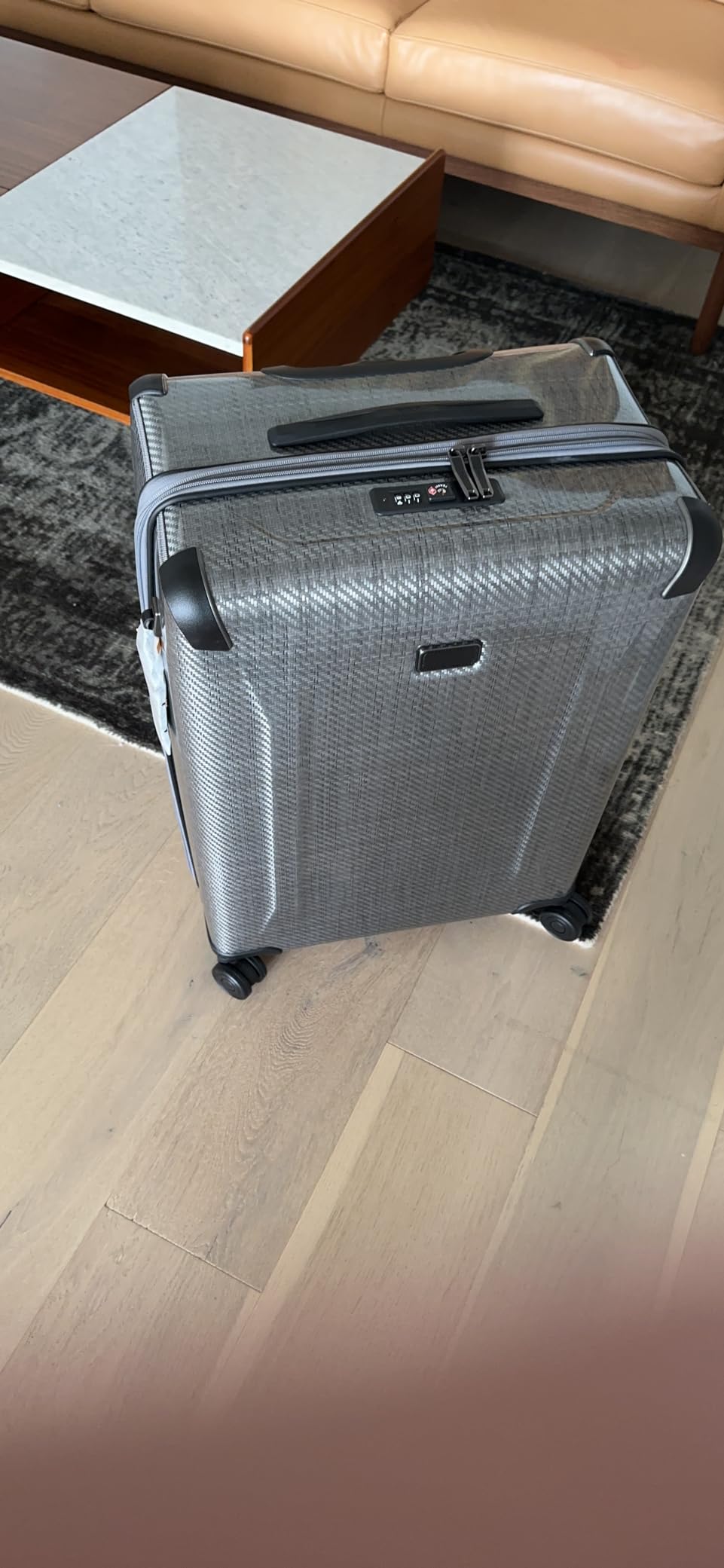 Tumi Tegra-Lite 4 Wheel Luggage - Highly Durable Suitcase, Flexible Shell, Sleek and Lightweight Men's and Women's Expandable Rolling Bag - International, T-Graphite customer photo 1