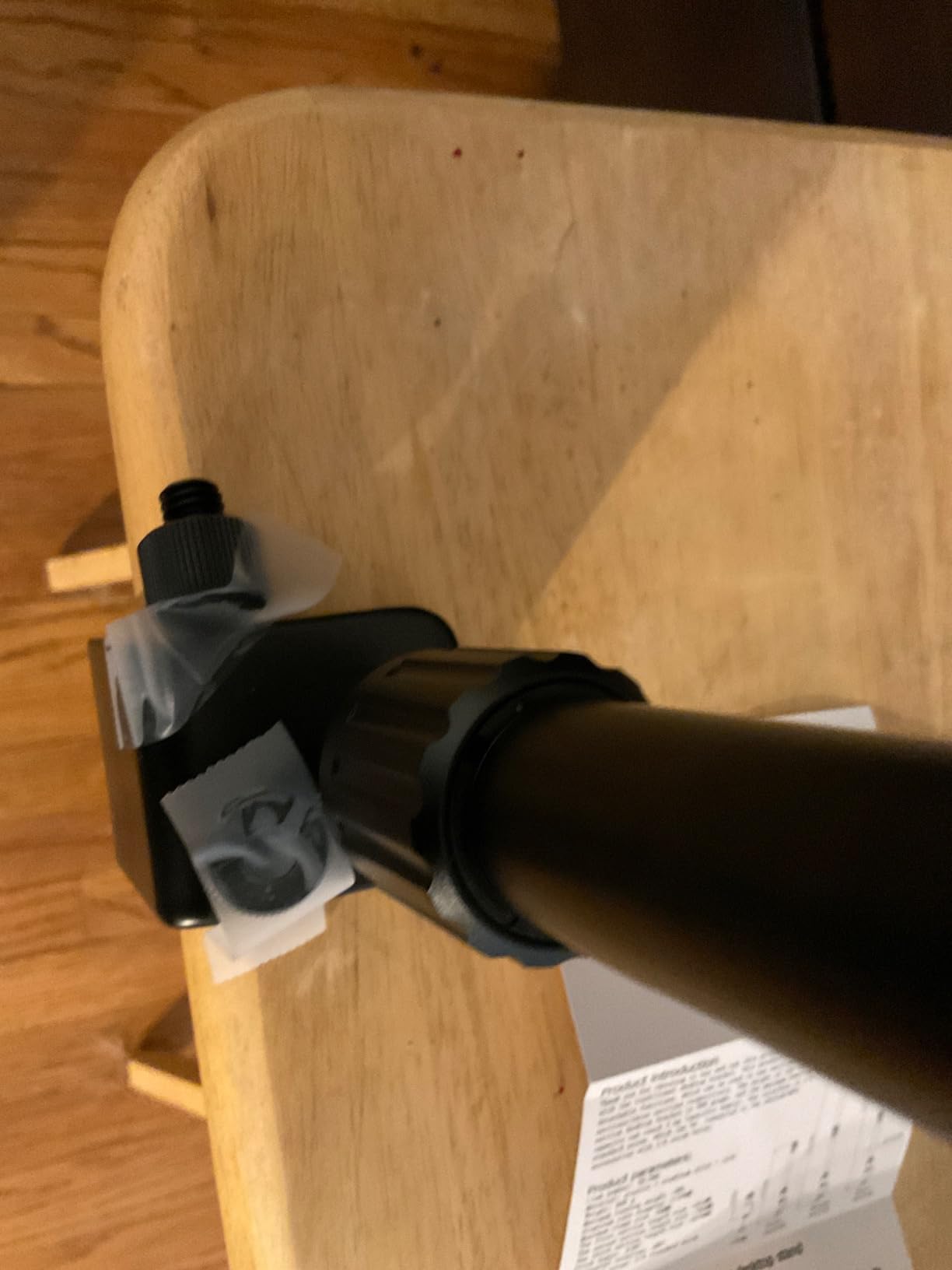 Overhead Camera Mount Desk Stand, 3-Section Flexible Detachable Articulating Arm with 1/4