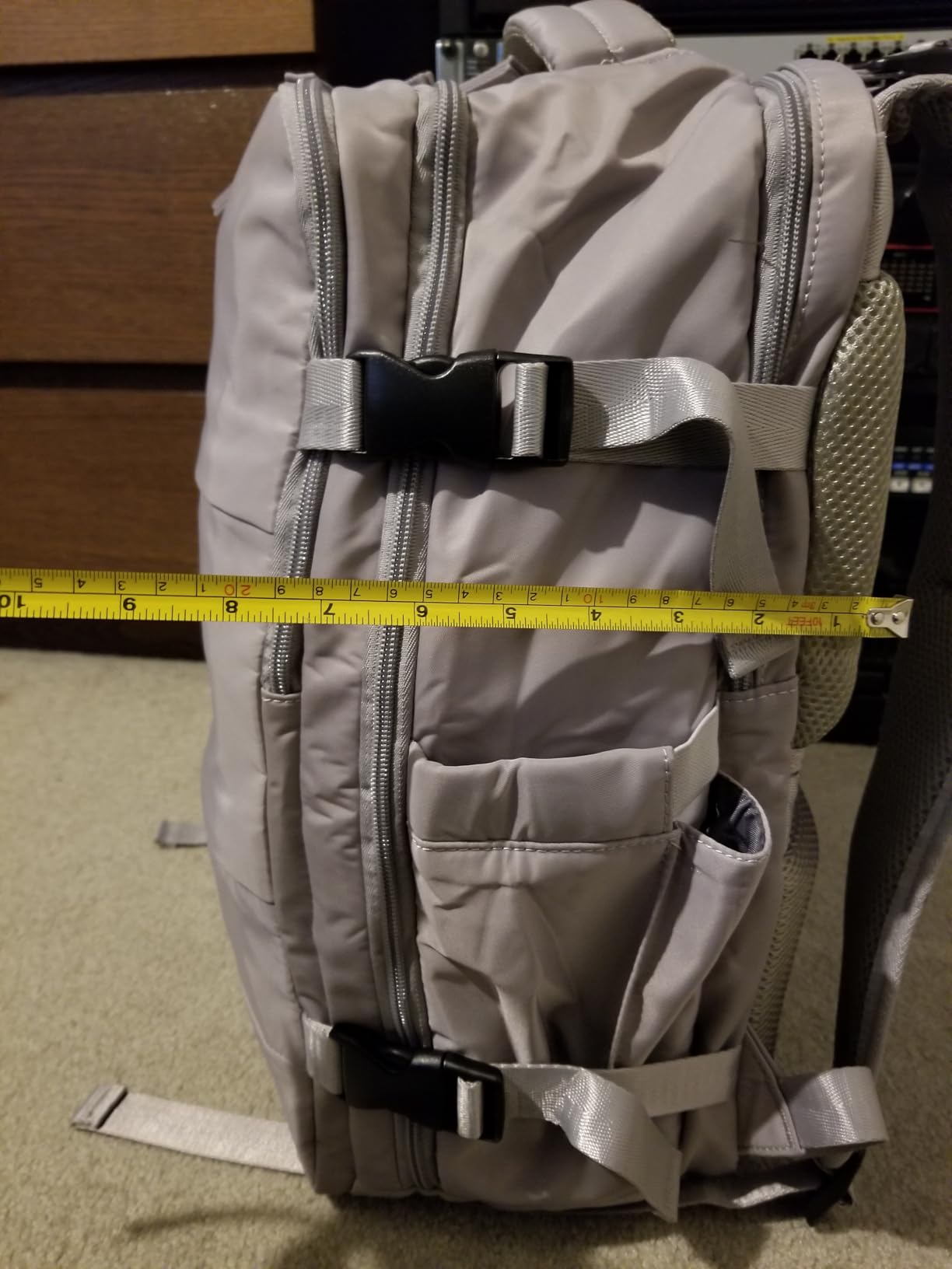 coowoz Travel Backpack For Women Men, Carry On Backpack, Hiking Backpack Waterproof Outdoor Sports Rucksack Casual Daypack Travel Essentials (Olive Green) customer photo 1