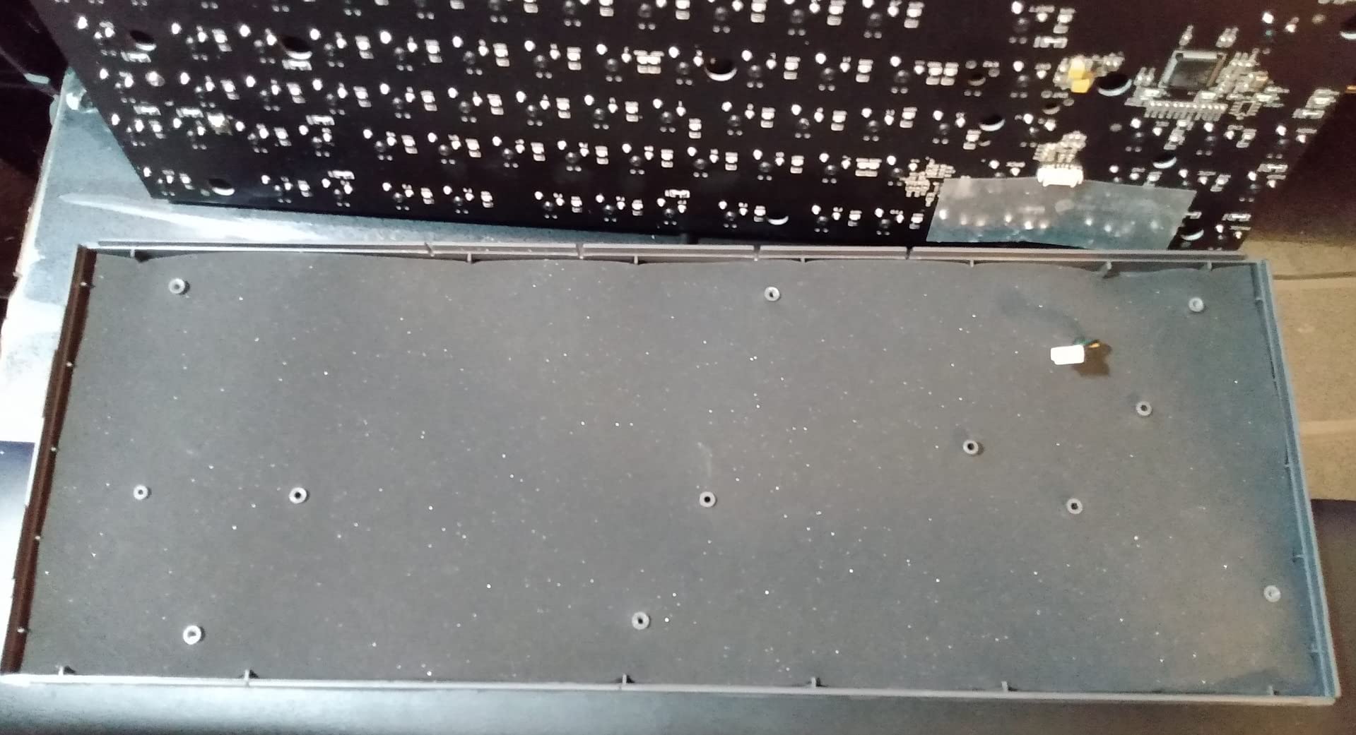 HONKID Keyboard Foam, Sound Dampening Foam for Mechanical Keyboard Bottom, Made of LE-20 Poron, Black (H 3mm) customer photo 2