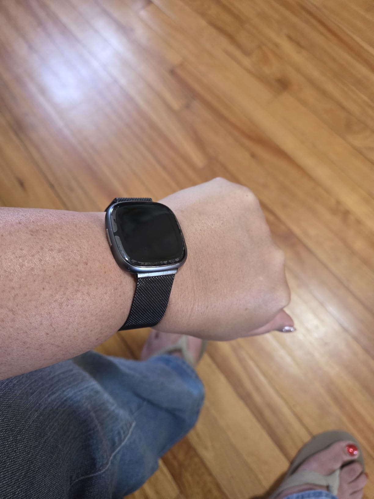 Fitbit Sense 2 Advanced Health and Fitness Smartwatch with Tools to Manage Stress and Sleep, ECG App, SpO2, 24/7 Heart Rate and GPS, Shadow Grey/Graphite customer photo 1