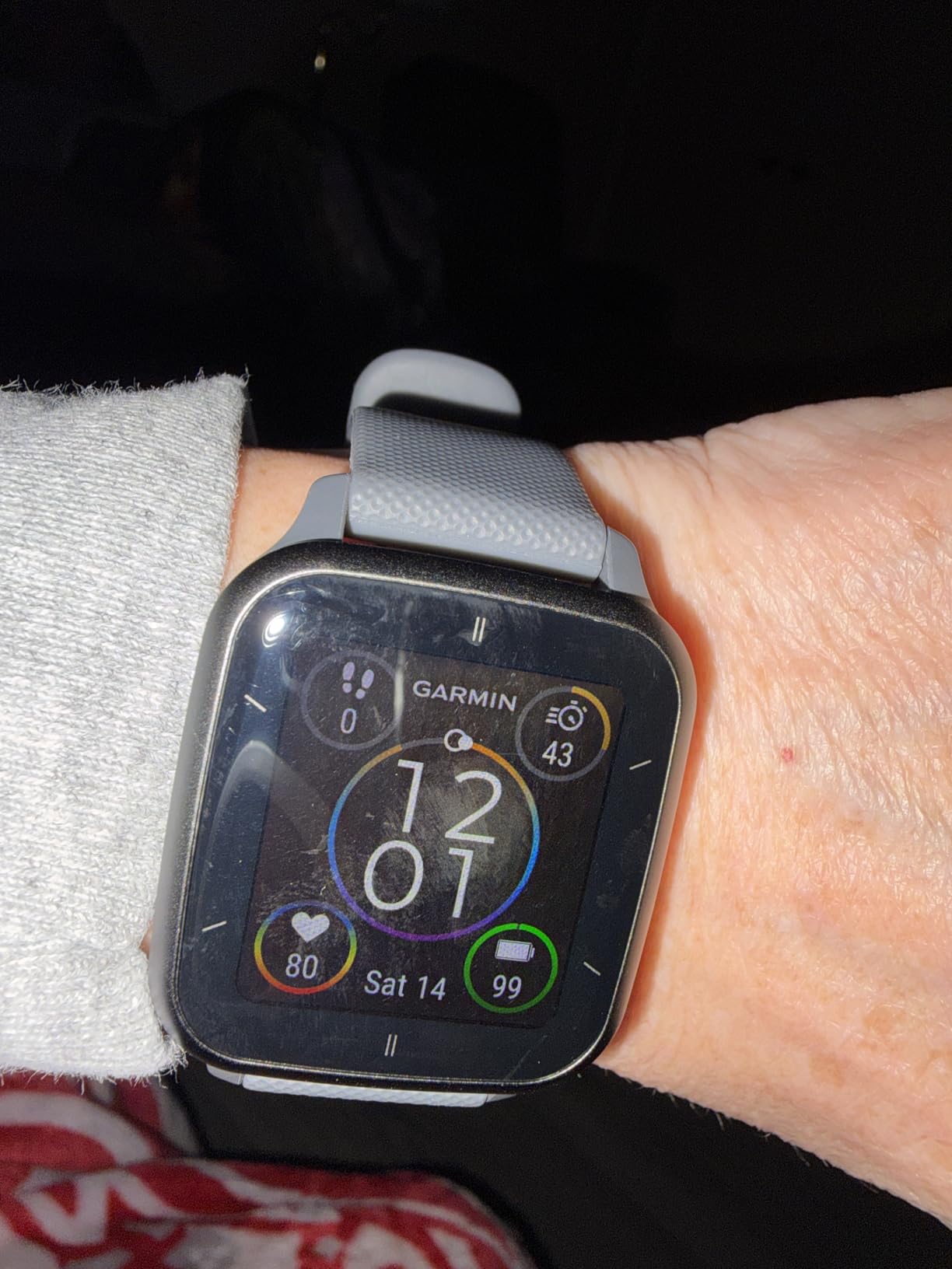 Venu Sq 2 GPS Smartwatch - AMOLED Display, All-Day Health Monitoring, Long Battery Life, Activity & Heart Rate Tracker, Slate and Shadow Gray customer photo 1