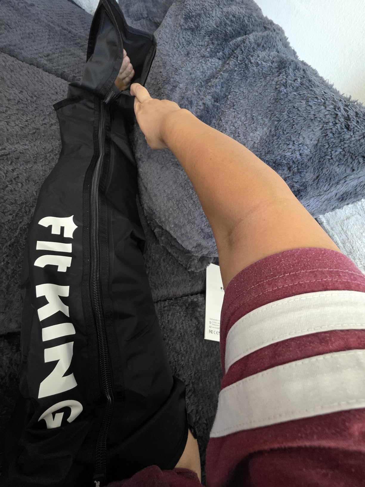 FIT KING Air Compression Recovery System,Dynamic Pressure for Circulation Improvement and Fast Recovery,Sequential Massage Boots for Athletes (Medium) customer photo 1